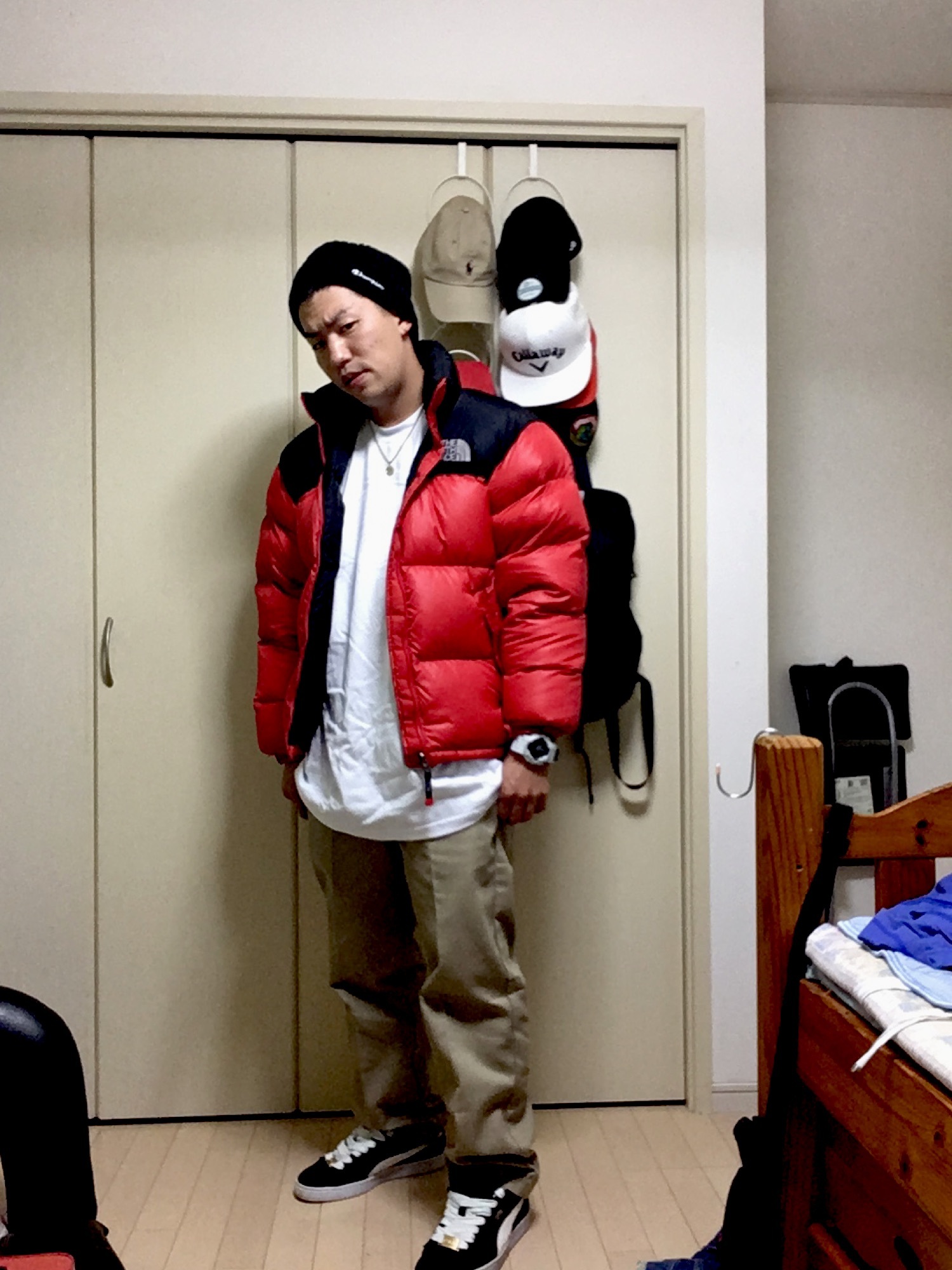 tommy|THE NORTH FACEのダウンジャケット/コートを使った tommy|THE NORTH FACEのダウンジャケット/コートを使った