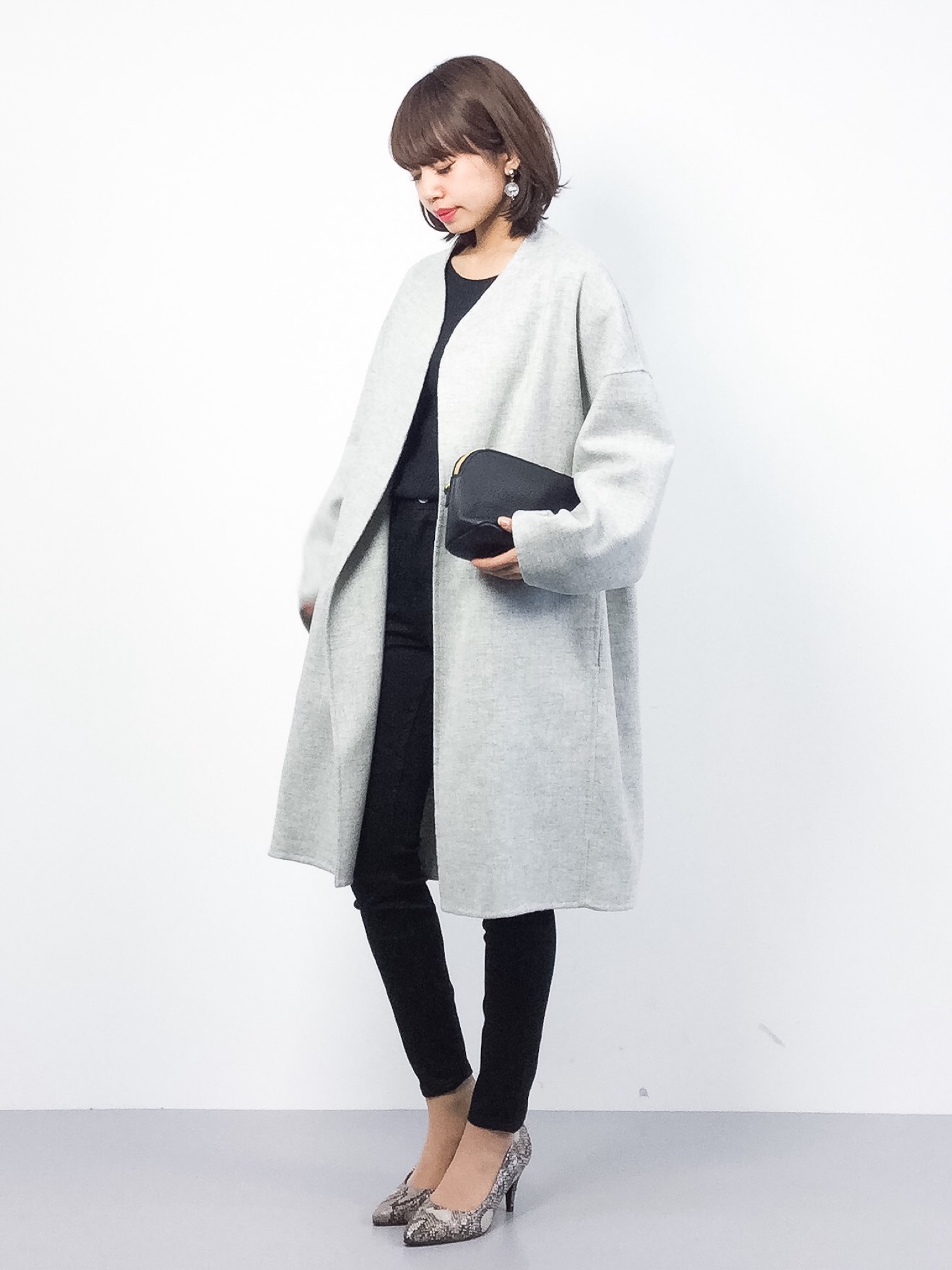 plage（プラージュ）の「オーバーサイズノーカラーコート◇（その他  