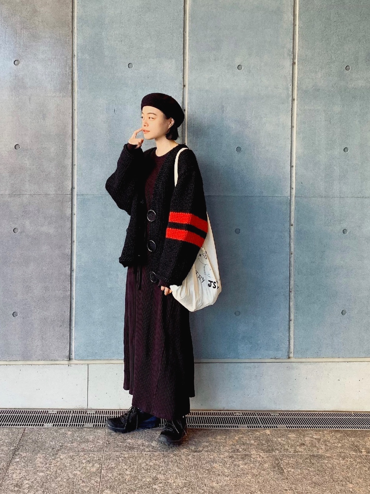 ANREALAGE（アンリアレイジ）の「ZOOM KNIT CARDIGAN（カーディガン