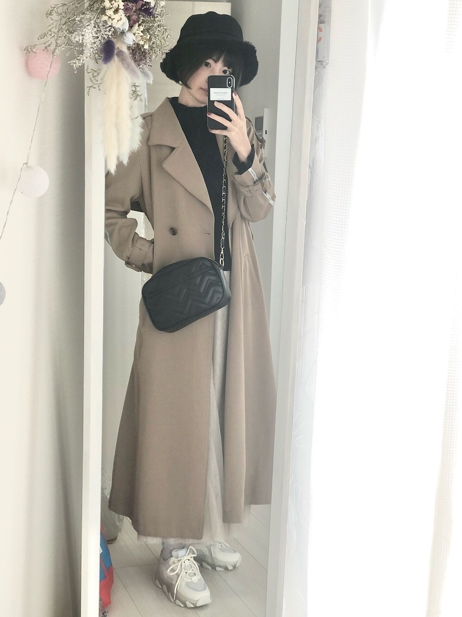 【美品】AMERI AMERI PASS CODE LINE COAT Ameri（アメリ）の「AMERI PASS CODE LINE COAT（トレンチコート