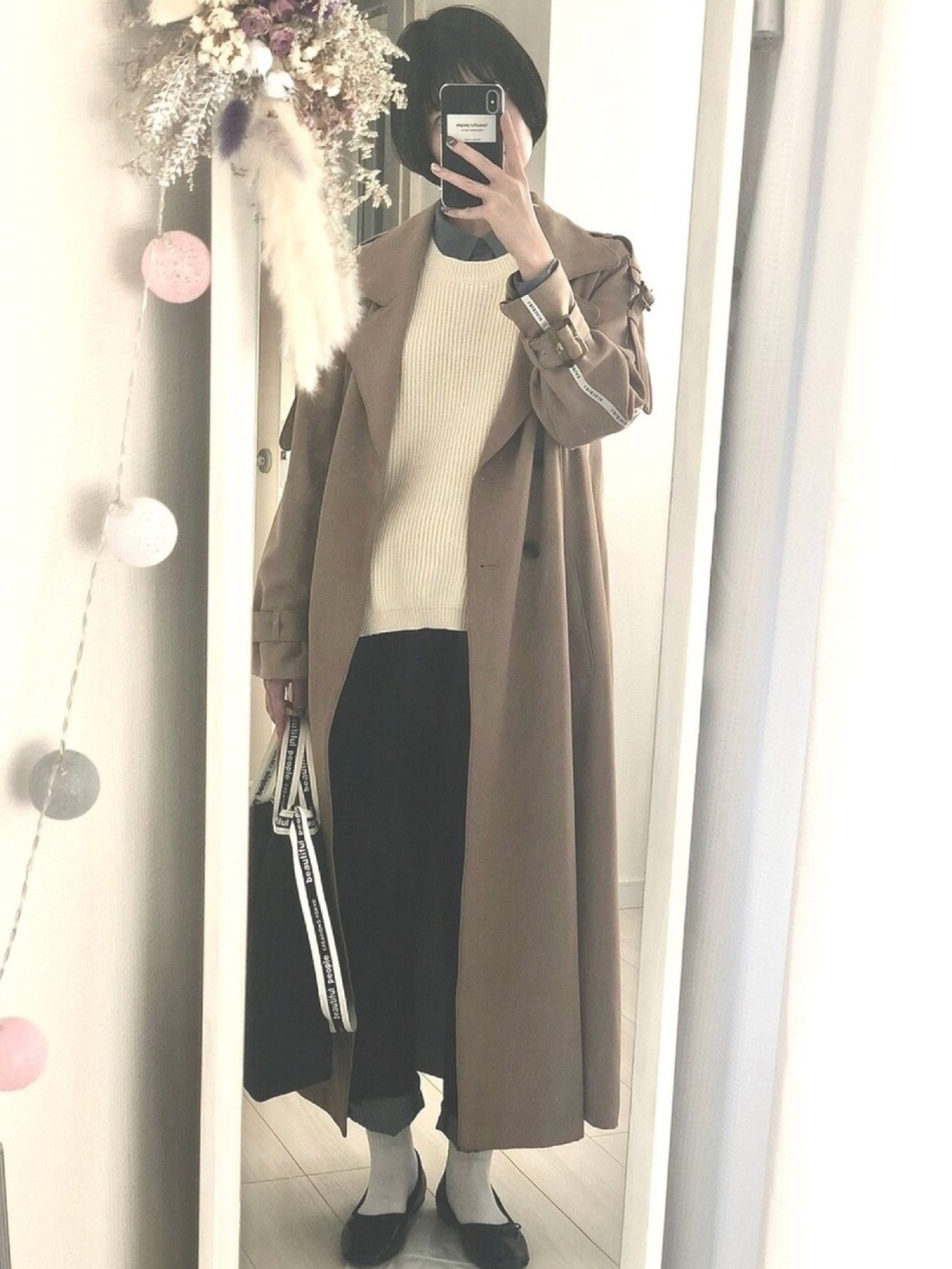 Ameri（アメリ）の「AMERI PASS CODE LINE COAT（トレンチコート