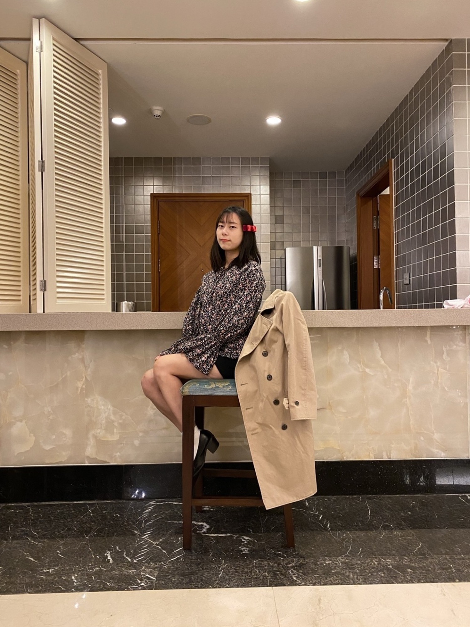 UNIQLOのアイテムを使った「花柄 トップス」の人気ファッション 