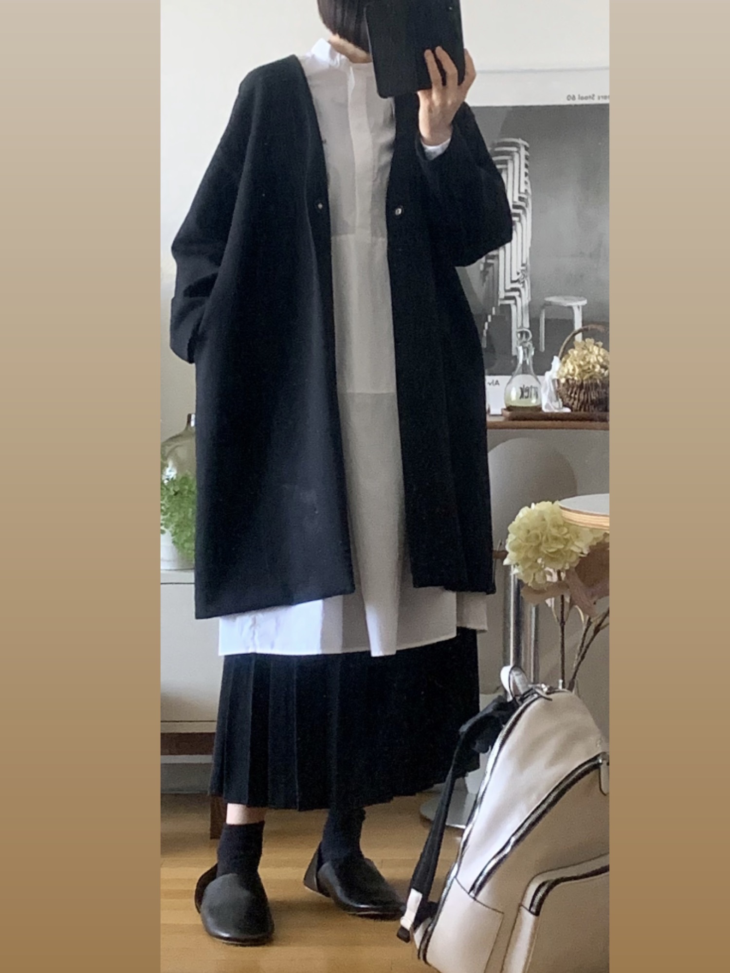 minako_1027｜MM6 Maison Margielaのシャツワンピースを使った