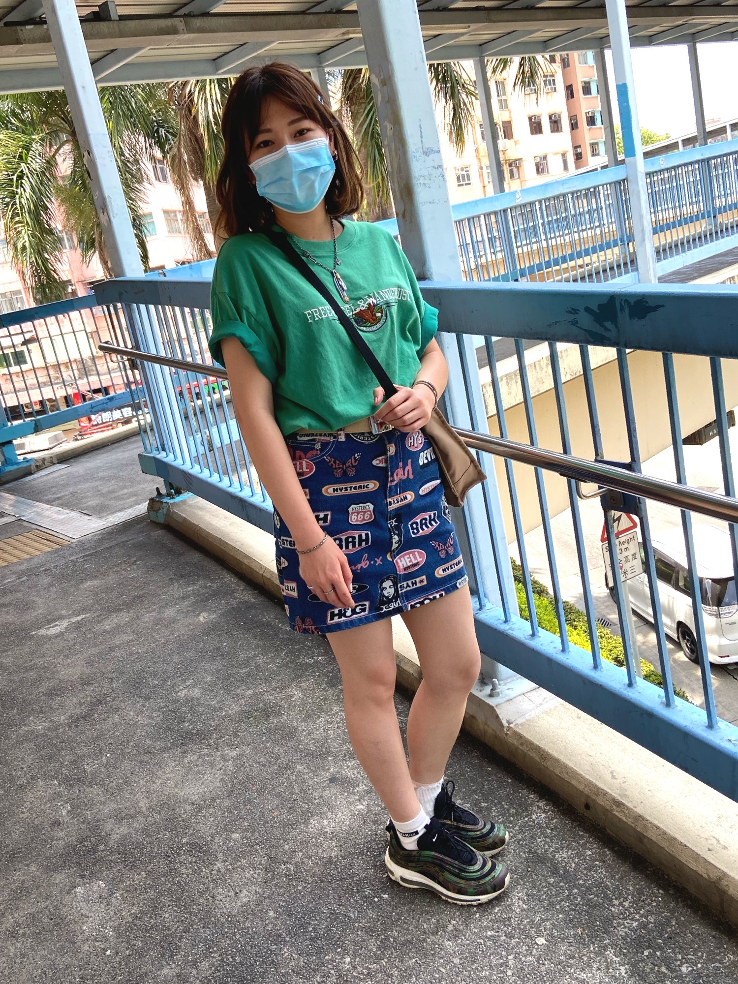 X-girl×HYSTERIC GLAMOURコラボ　ミニスカート X-girl×HYSTERIC GLAMOURコラボ ミニスカート X-girl × HYSTERIC