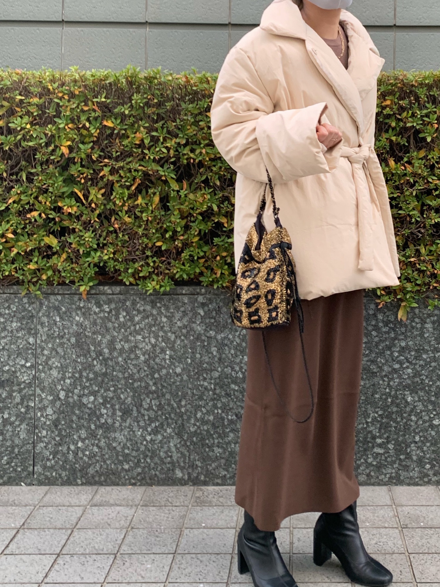 Mila Owen（ミラオーウェン）の「2wayスリットロングニット