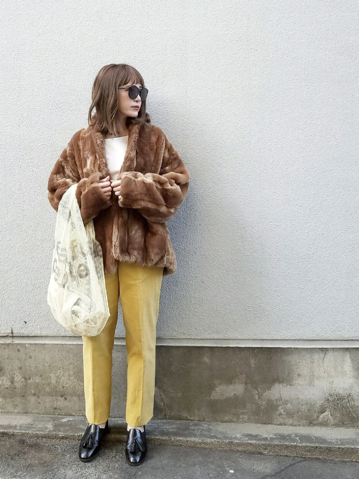 本日のみ！限定価格】6 roku FAKE MINK FUR COAT