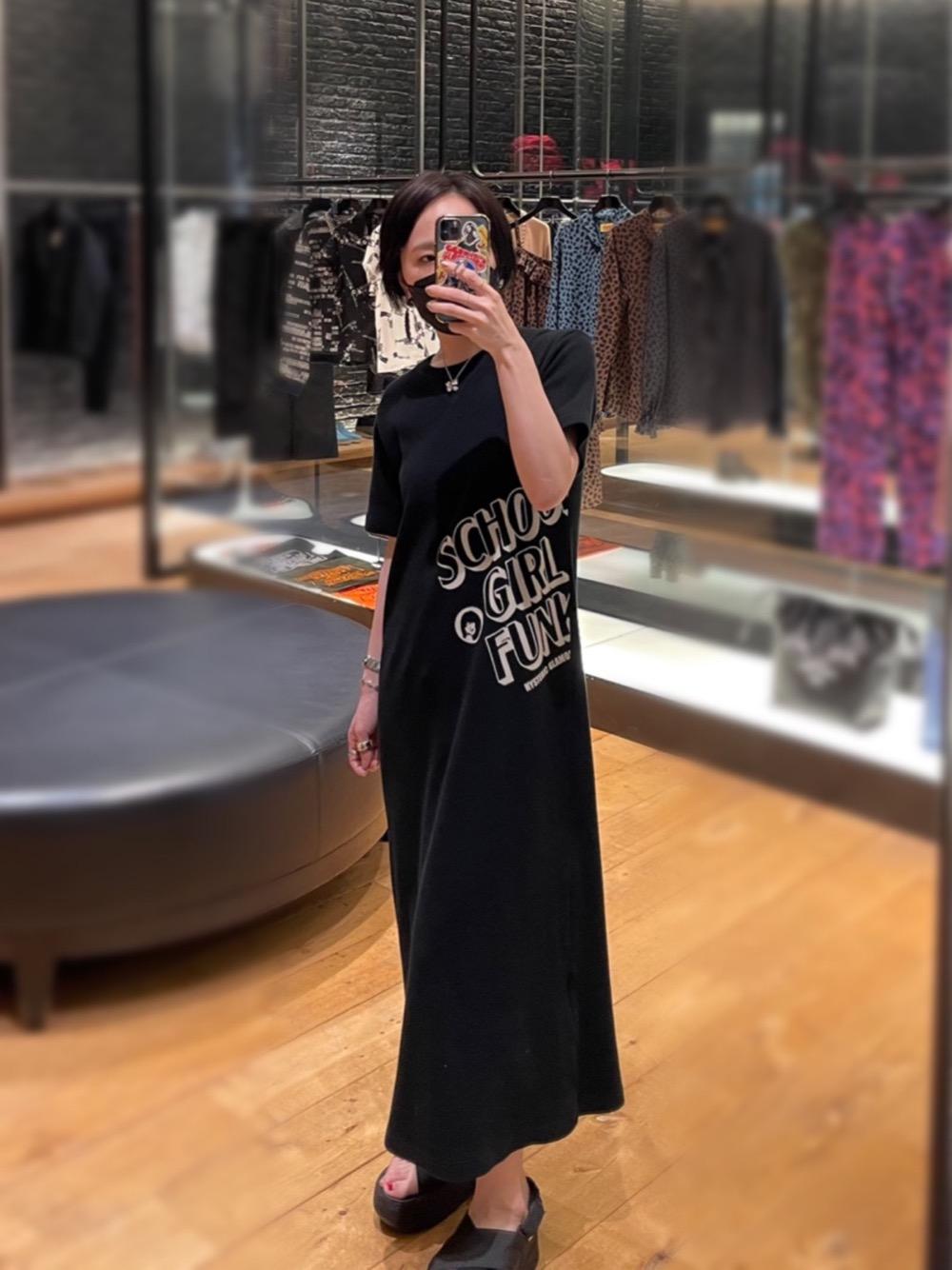 ワンピース Hysteric Glamor long one-piece dress HYSTERIC GLAMOUR（ヒステリックグラマー）の「HYS LOGO ロング