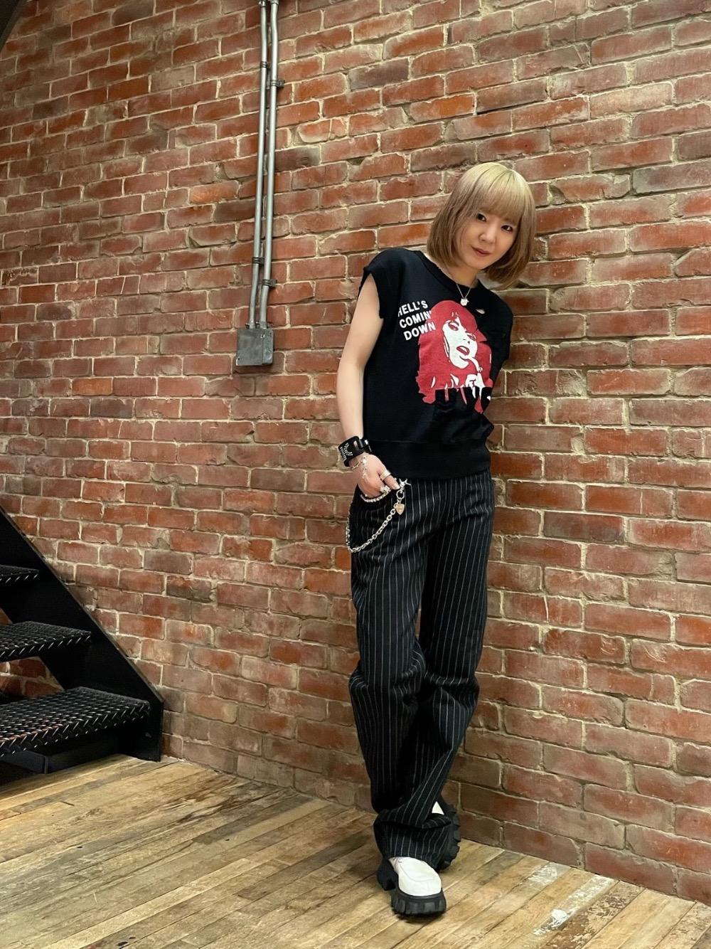 HYSTERIC GLAMOUR / HELL'S COMIN' DOWNベスト HYSTERIC GLAMOUR（ヒステリックグラマー）の「HELL'S COMIN' DOWN