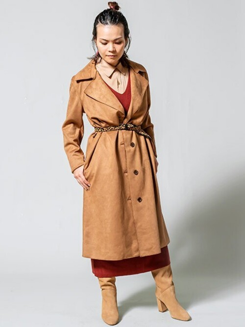 新品！BANANA REPUBLIC ヴィーガン スエード トレンチコート BANANA REPUBLIC FACTORY STORE（バナナリパブリック ファクトリー