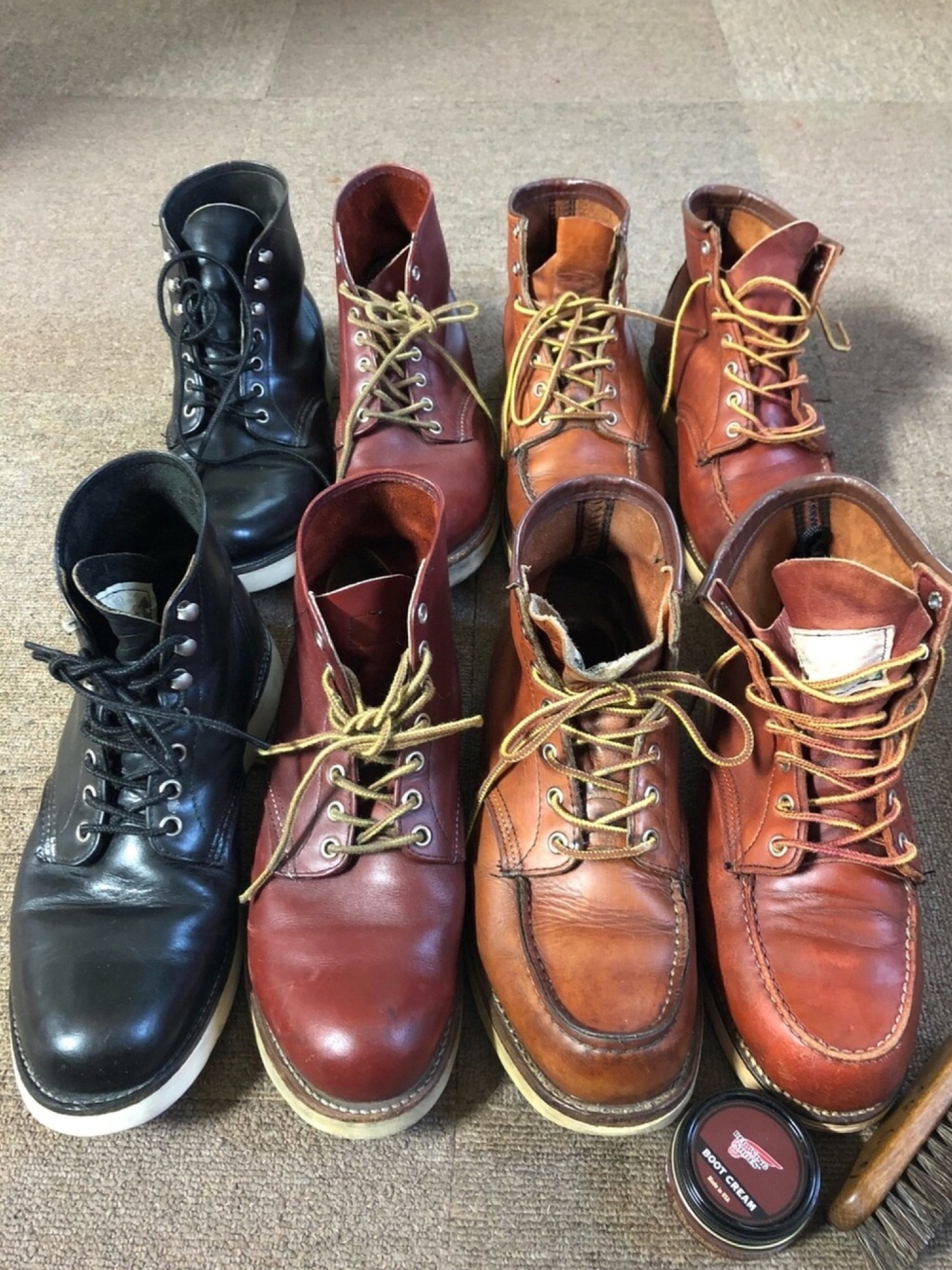 甘辛コーデにもおすすめ！【Red Wing】レザー モック ブーツ 20171119113427226.jpg