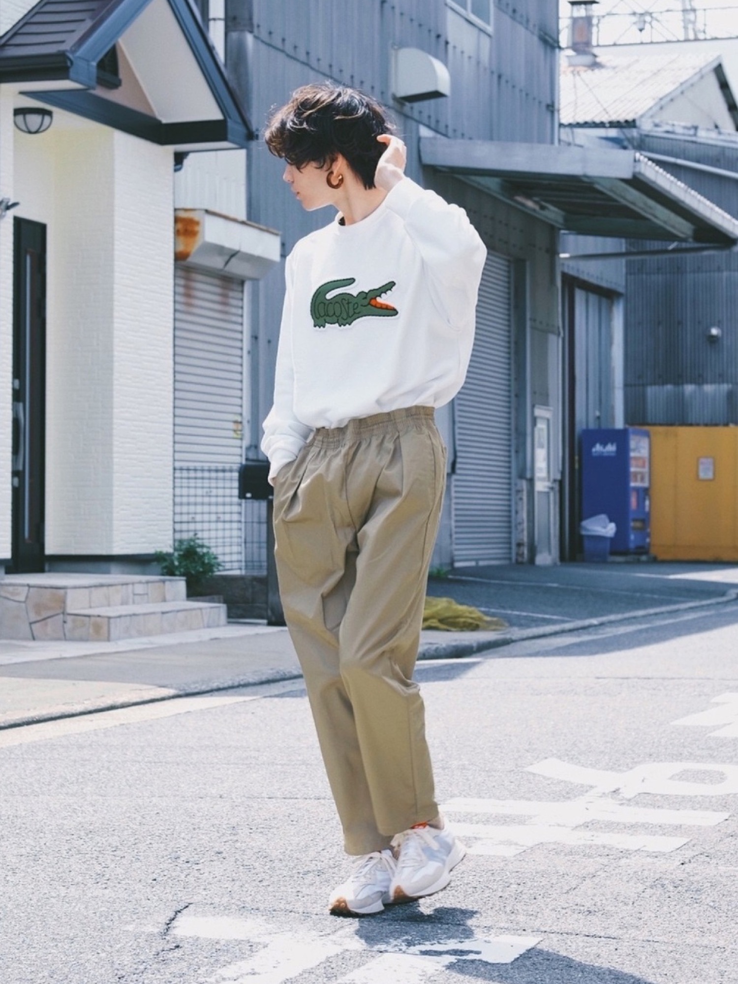 LACOSTE（ラコステ）の「LACOSTE × BEAMS / 別注 Big Croco Crew