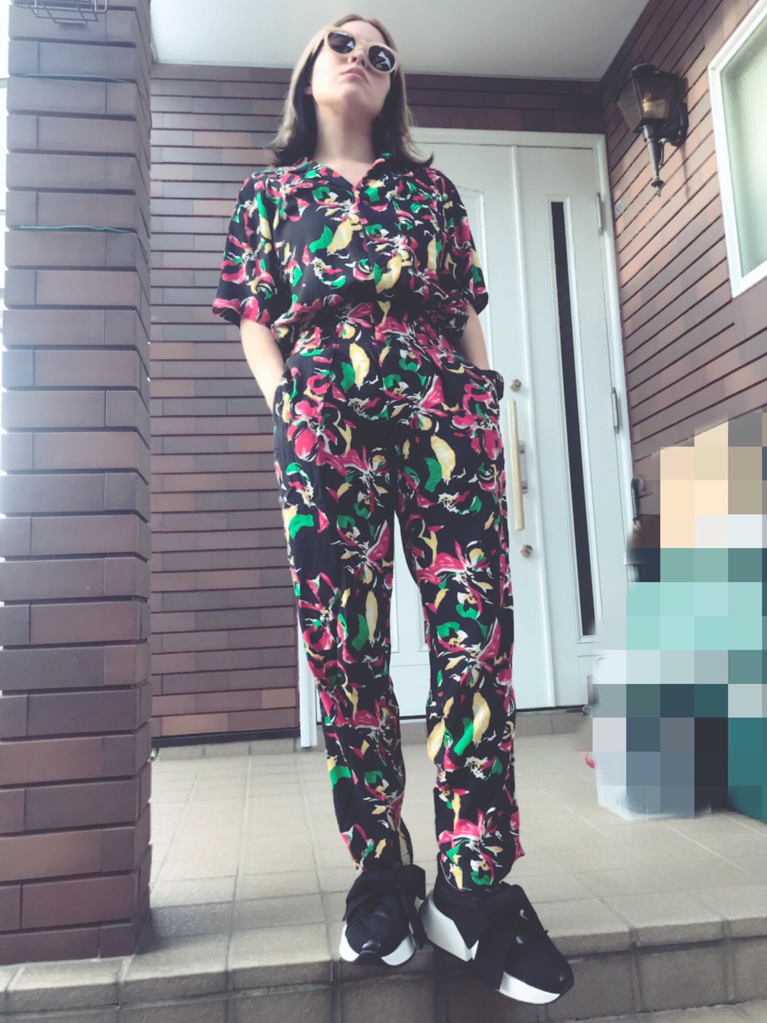 X-girl（エックスガール）の「#1 ROMEO FLOWER TUCK PANTS（その他