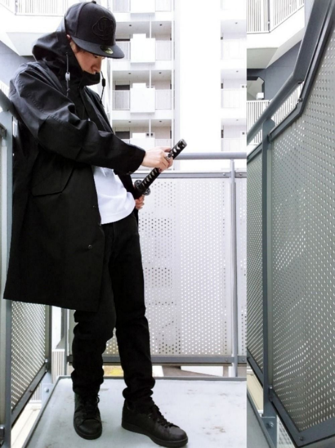ユニクロ モッズコート ブラック XL UNIQLO UNIQLO（ユニクロ）の「ブロックテックモッズコート（その他