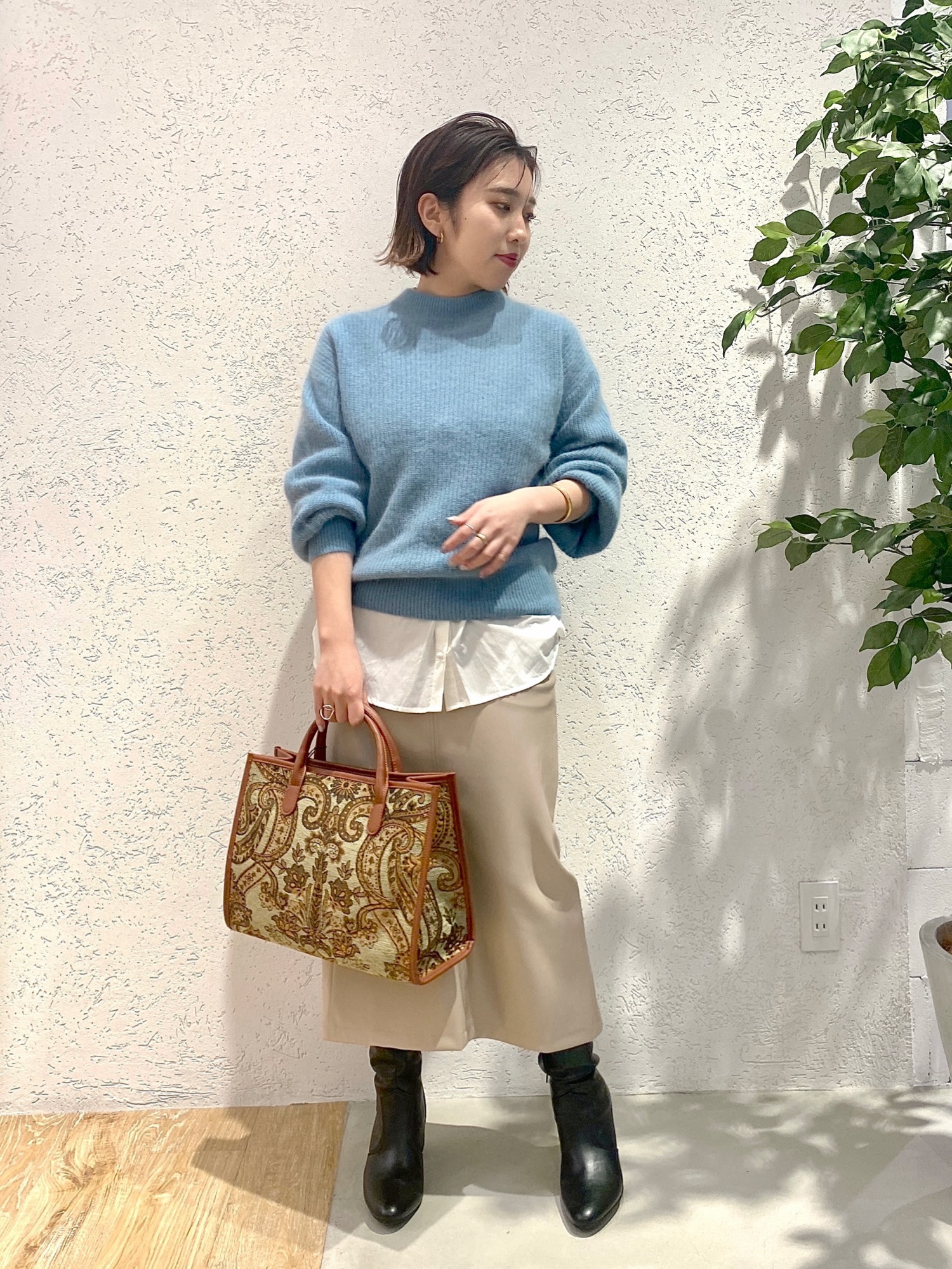 Andemiu（アンデミュウ）の「フォックスコンルーズニット926841