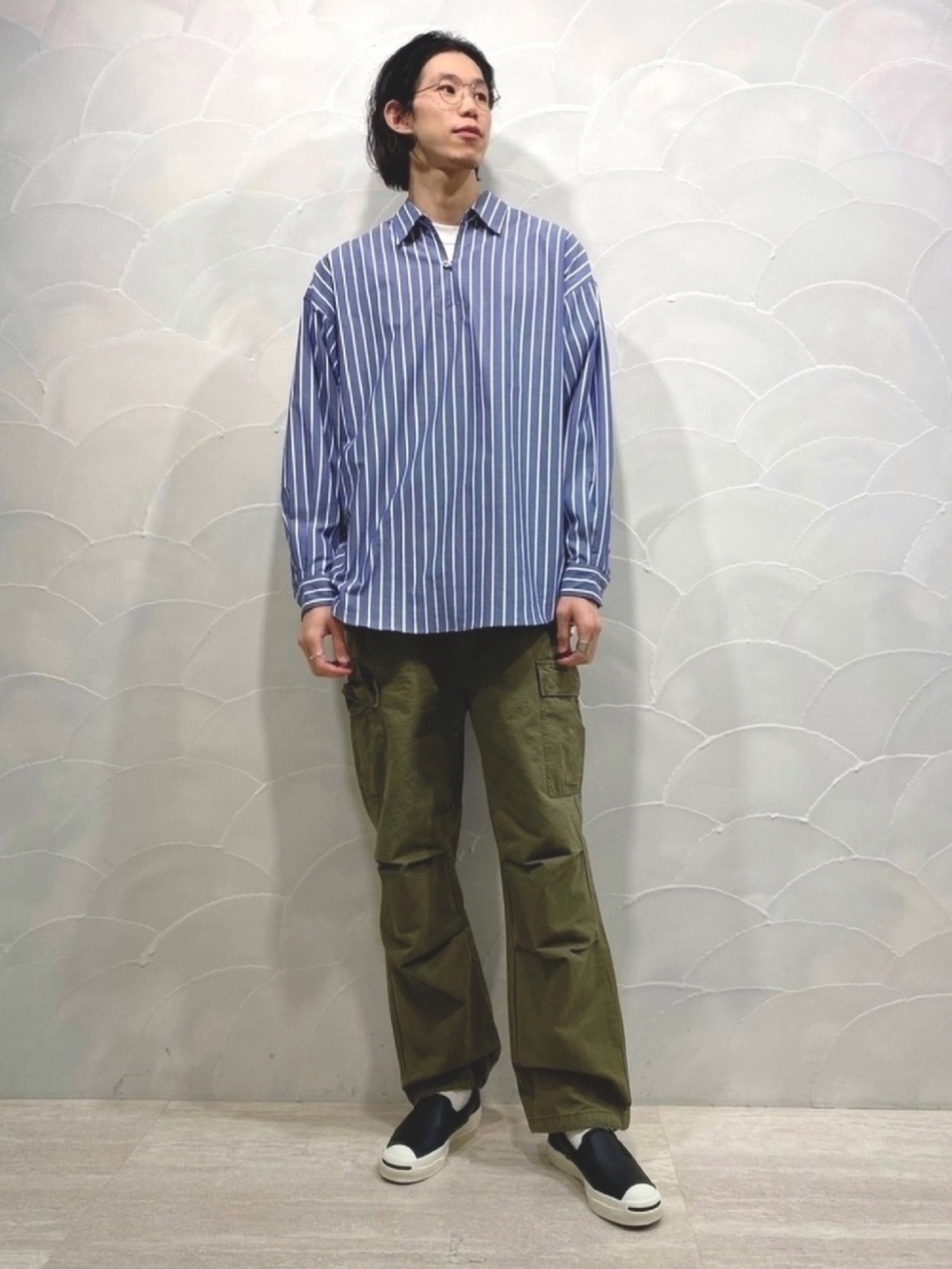 ADAM ET ROPE'（アダムエロペ）の「オーバーサイズ スキッパー