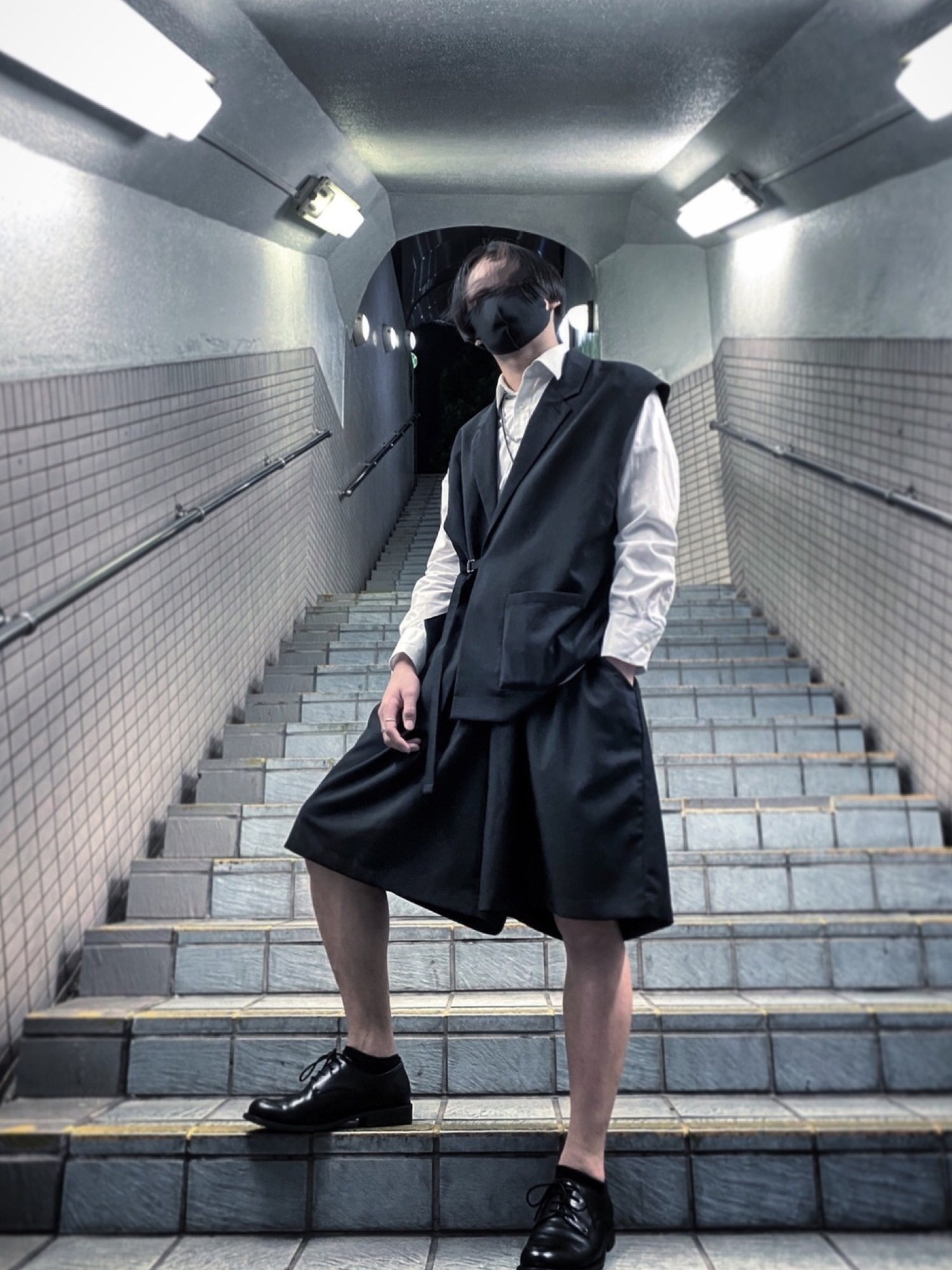 パンツ NOT CONVENTIONAL hakama pant white パンツ NOT CONVENTIONAL hakama pant white White Modern Hakama