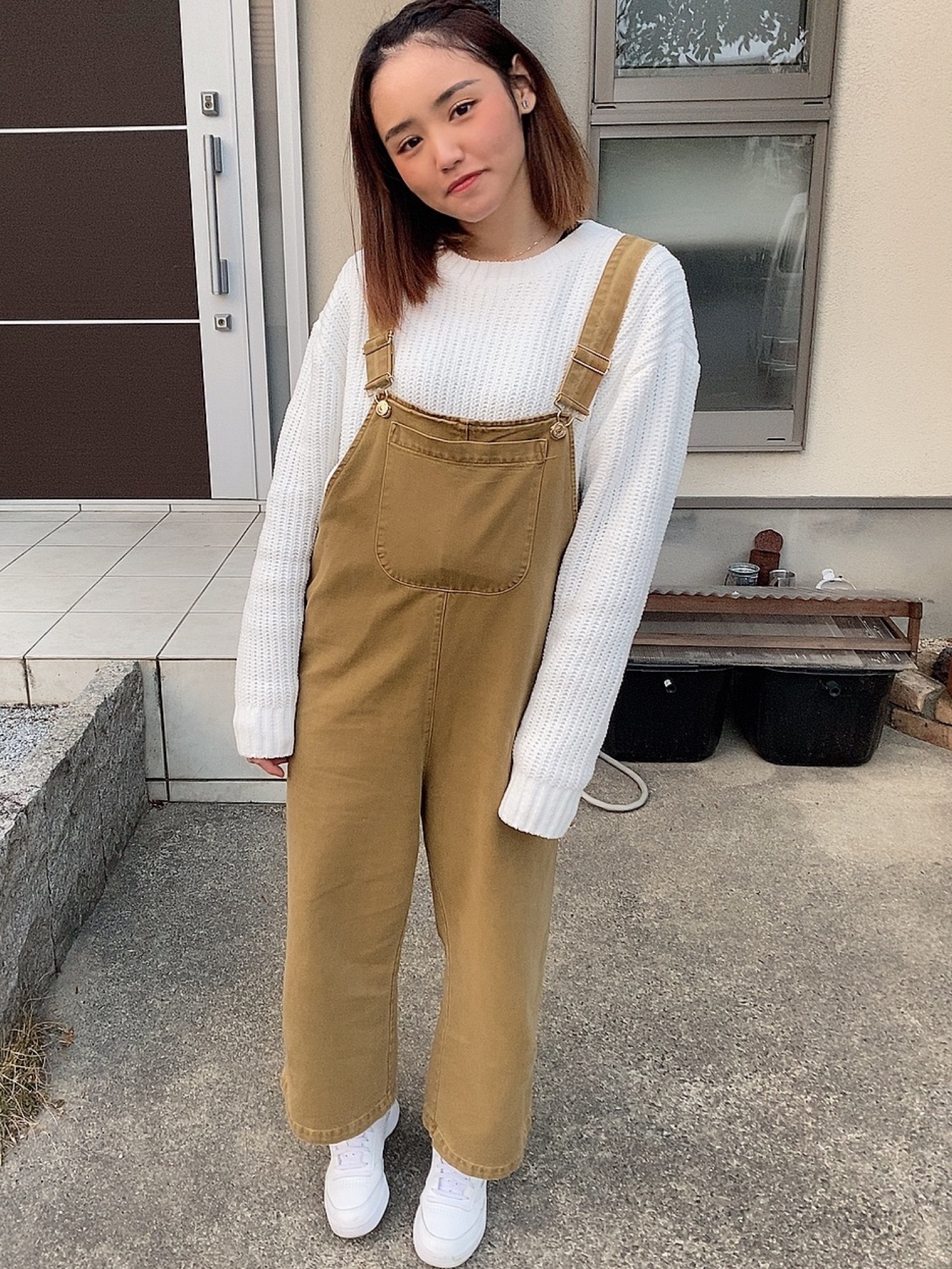 ZARAのつなぎ/オールインワン（オレンジ系）を使った人気ファッション