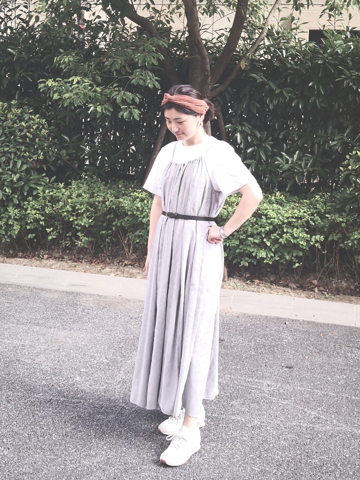 AMERI MEDI LAMP HALTER NECK DRESS ライトブルー AMERI MEDI LAMP HALTER NECK DRESS ライトブルー
