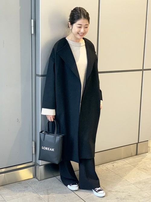 AP STUDIO（エーピーストゥディオ）の「ブラック オーバーサイズラム