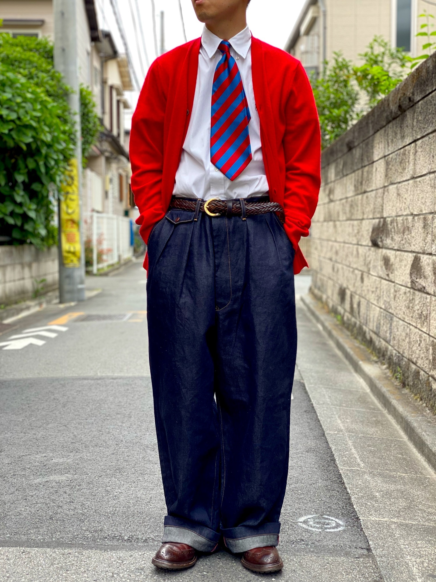 JUNYA WATANABE MANのネクタイを使った人気ファッションコーディネート