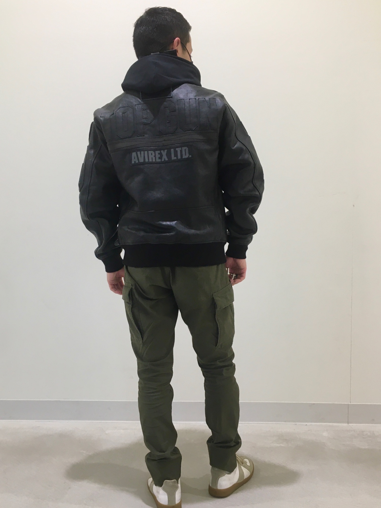 AVIREX（アヴィレックス）の「CWU レザージャケット トップガン