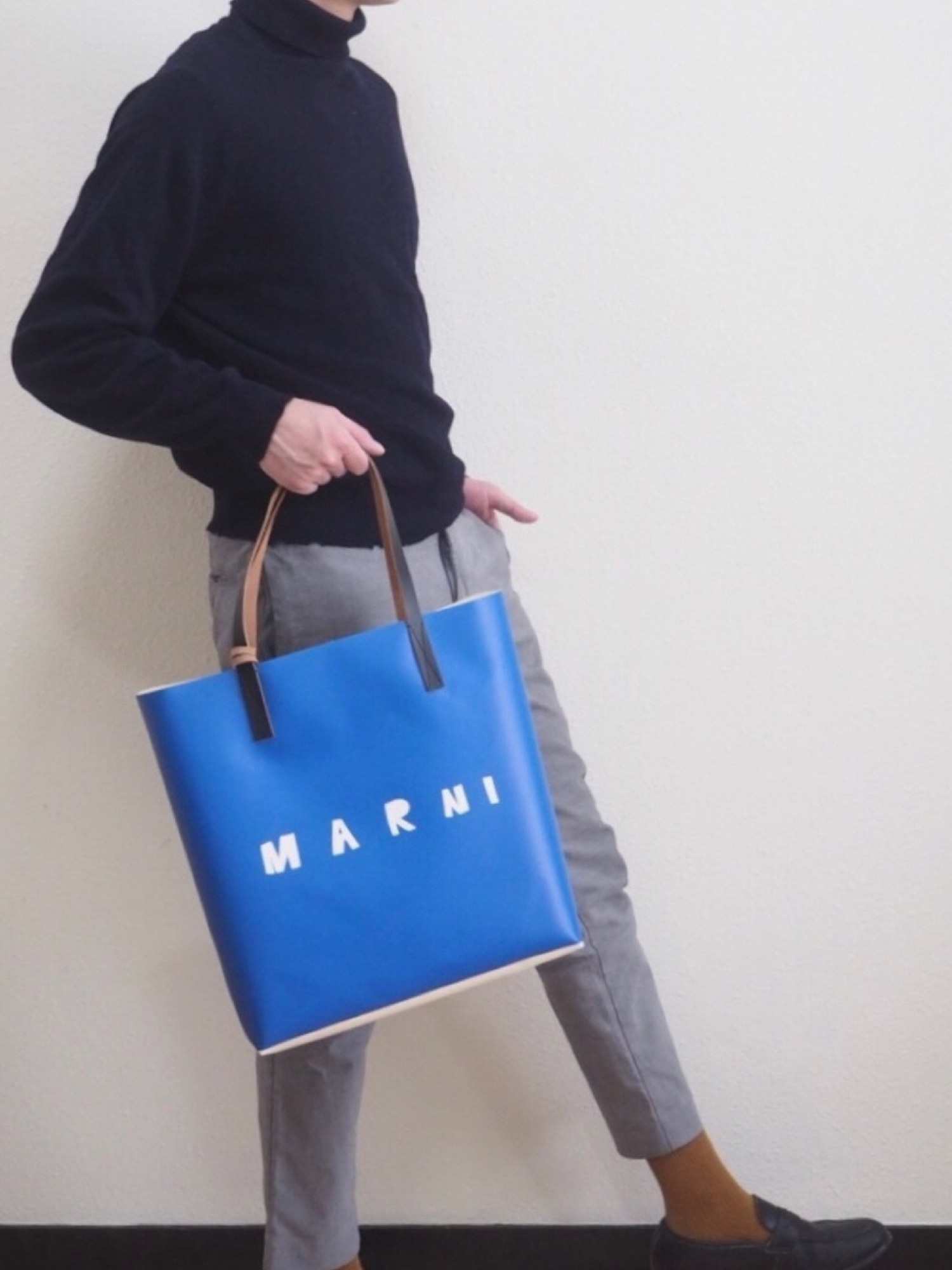 MARNI（マルニ）の「＜MARNI（マルニ）＞ LOGO PVC トートバッグ 
