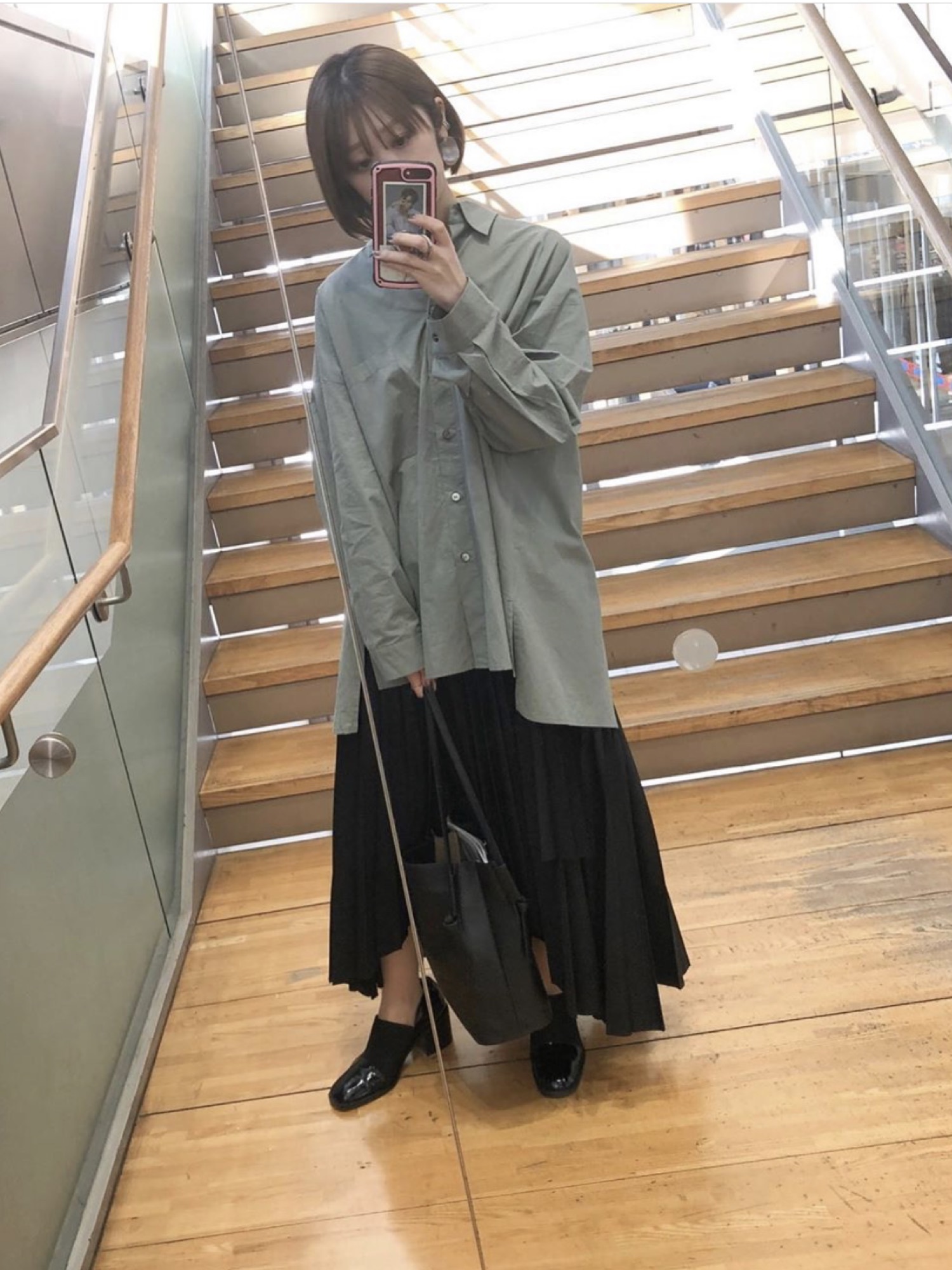 【clane】ワイドゴアフラットシューズ　パンプス CLANE ワイドゴアフラットシューズ 36 パンプス シューズ