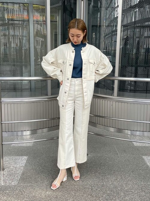 MURUA デニム ワンピース ジャケット セットアップ 20220128190238966.jpg