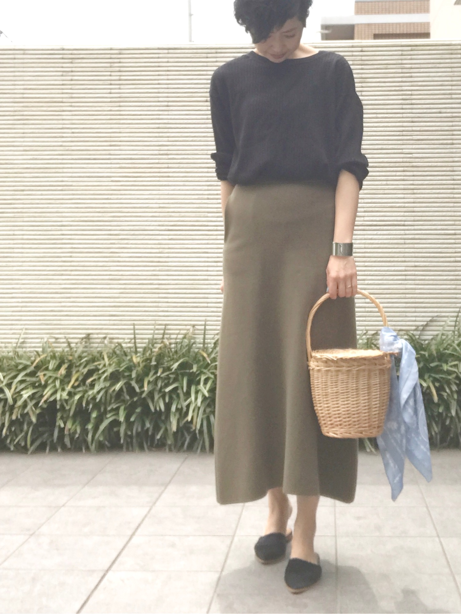 AURALEE MIX WIDE RIB KNIT SKIRT サイズ1 AURALEE - 【美品】 AURALEE / オーラリー | 2021AW | LAMB WOOL
