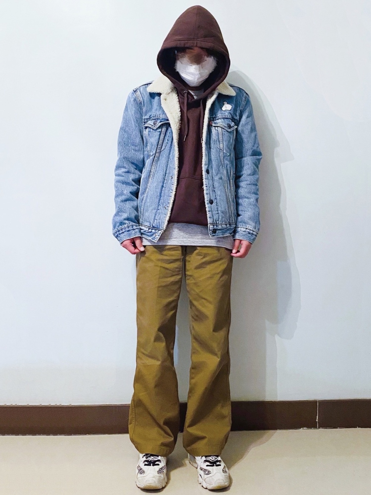 Levi's ミッキーマウス 90周年記念 ジャケット Sサイズ Gジャン ボア