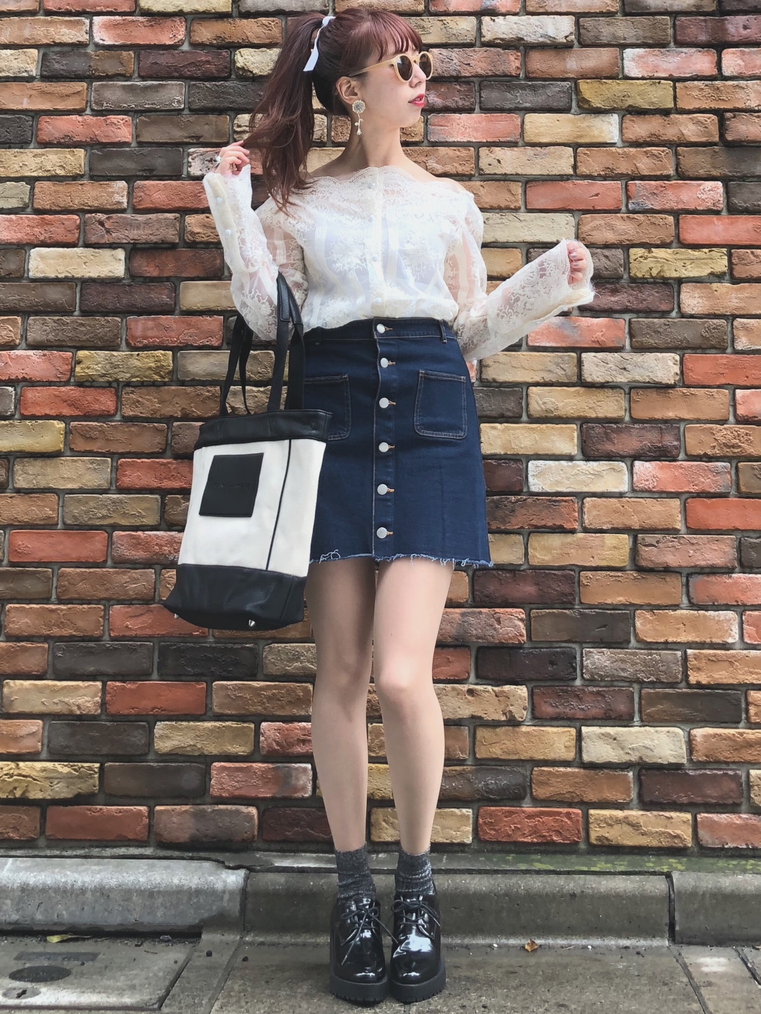 AYA0119｜archivesのデニムスカートを使ったコーディネート - WEAR