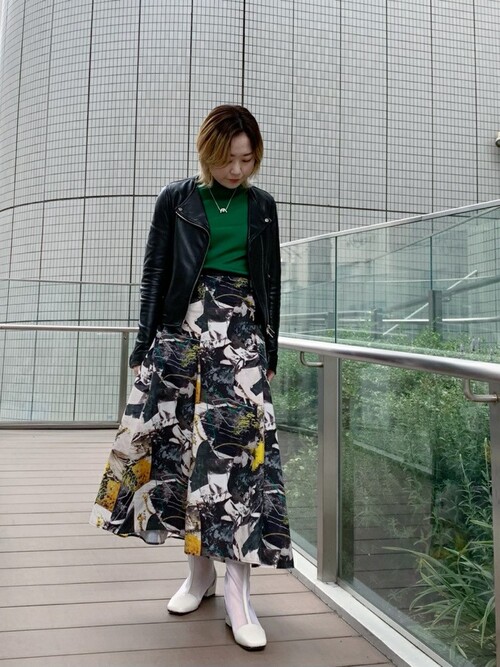 UNITED TOKYO バックシャンタフタスカート ユナイテッド トウキョウ UNITED TOKYO（ユナイテッドトウキョウ）の「バックシャンタフタ