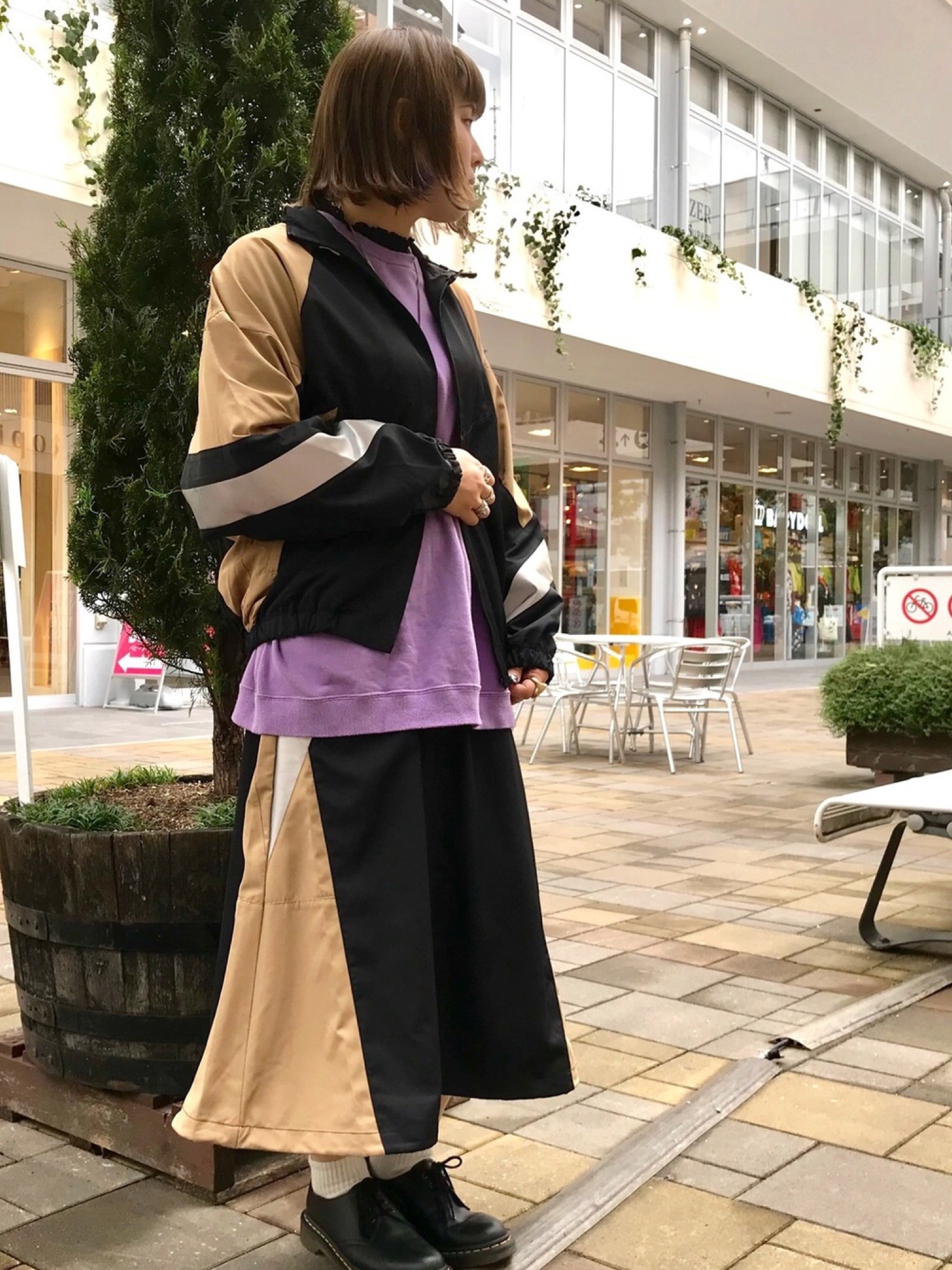 MOUSSY（マウジー）の「SW COLOR BLOCKED SKT（スカート）」 - WEAR