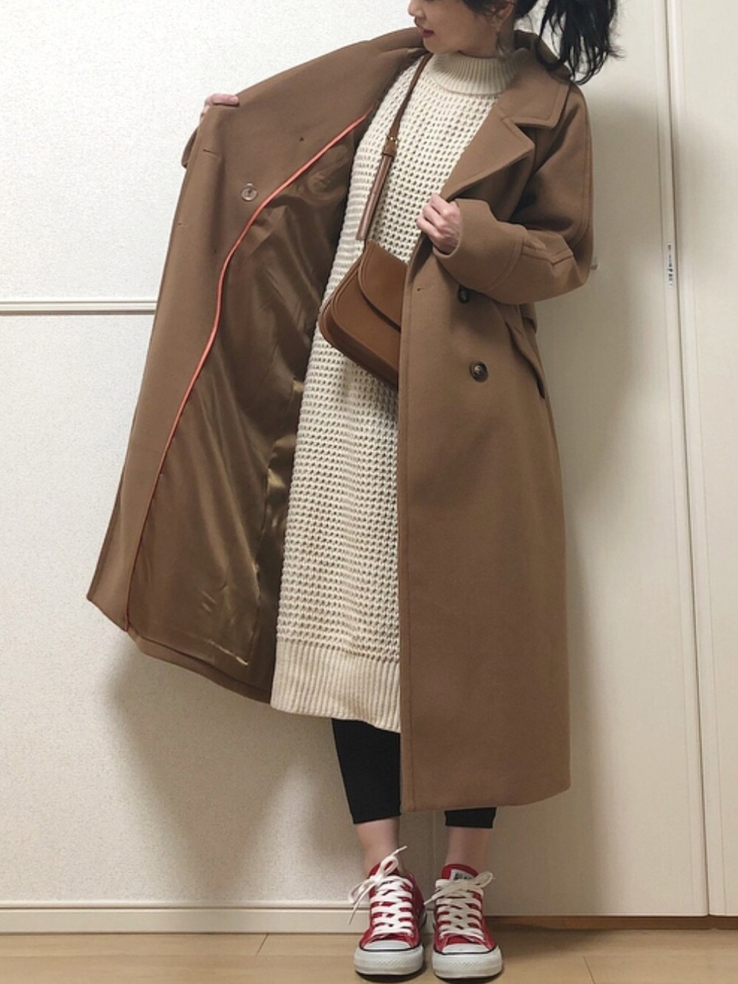 natural couture（ナチュラルクチュール）の「ビッグカラーコート 