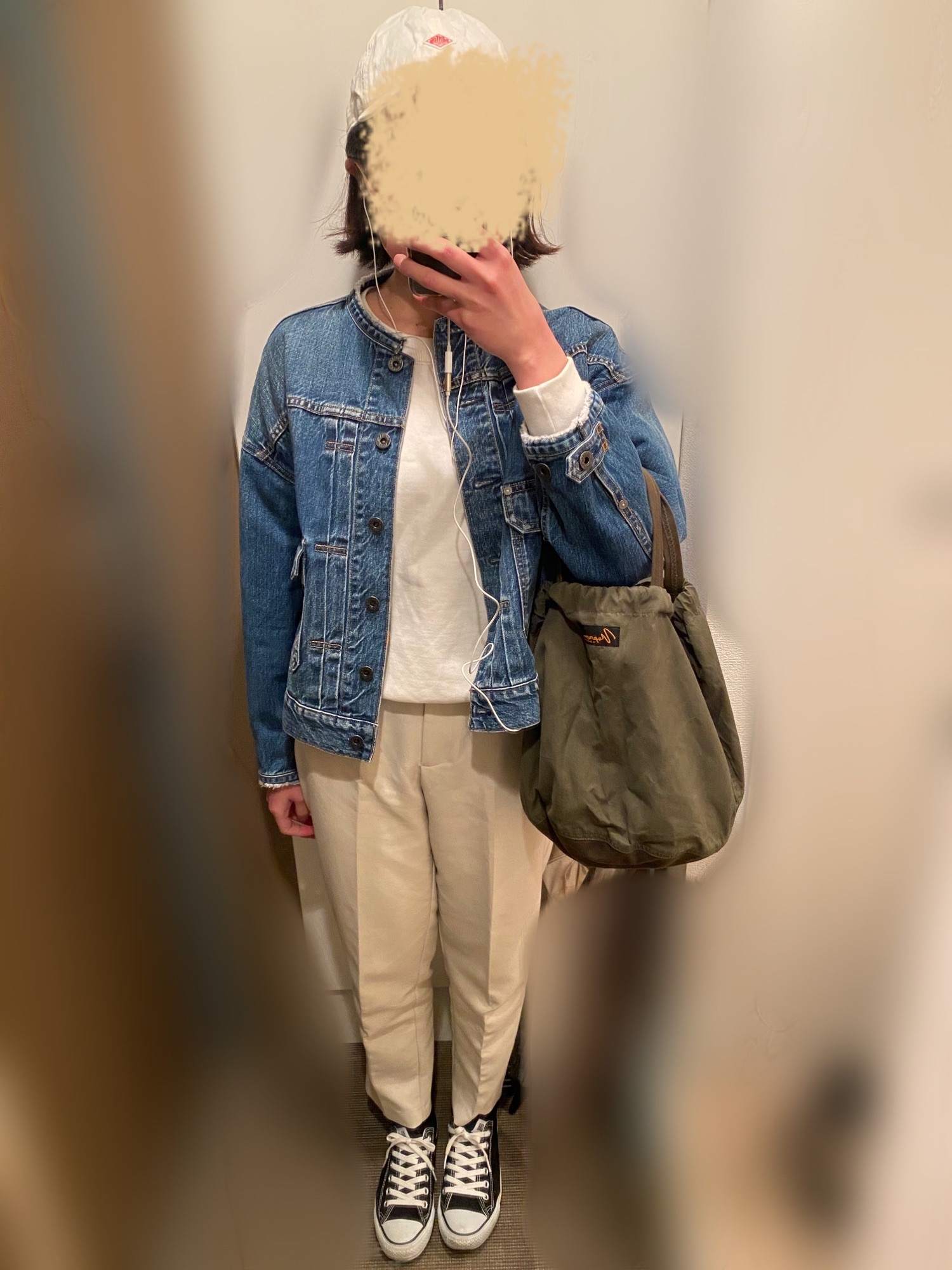 スピックアンドスパン5 1/2 2NDLINE CROP DENIM ジャケット Spick & Span（スピックアンドスパン）の「【5 1/2】2ND-LINE