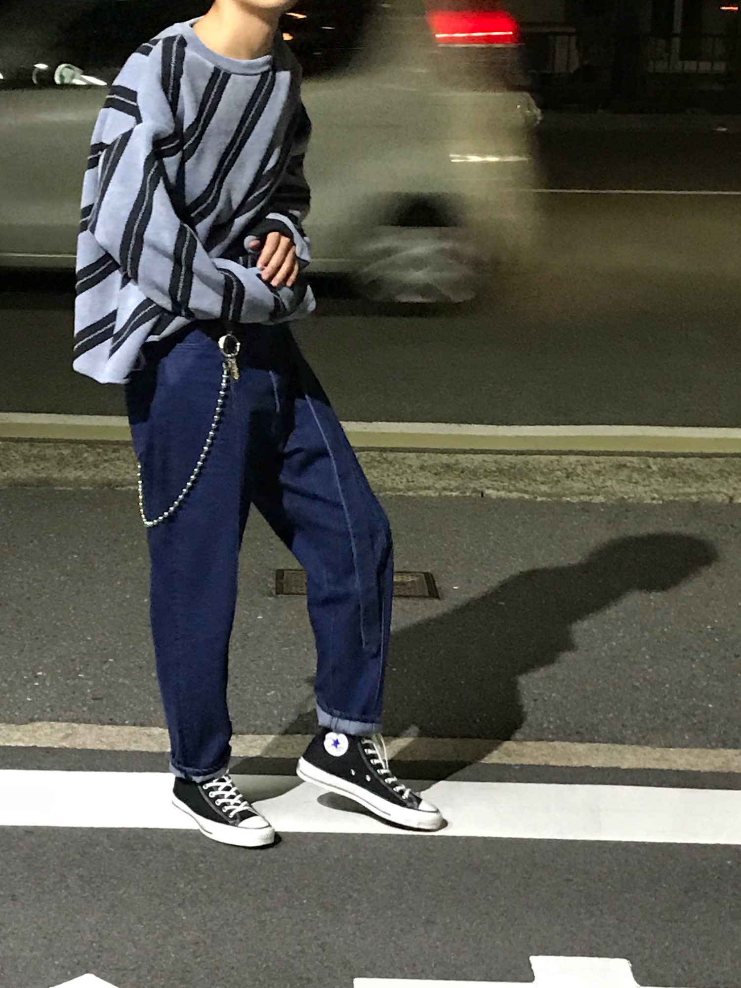 NEONSIGN（ネオンサイン）の「NEON SIGN REGIMENTAL SWEATER（ニット