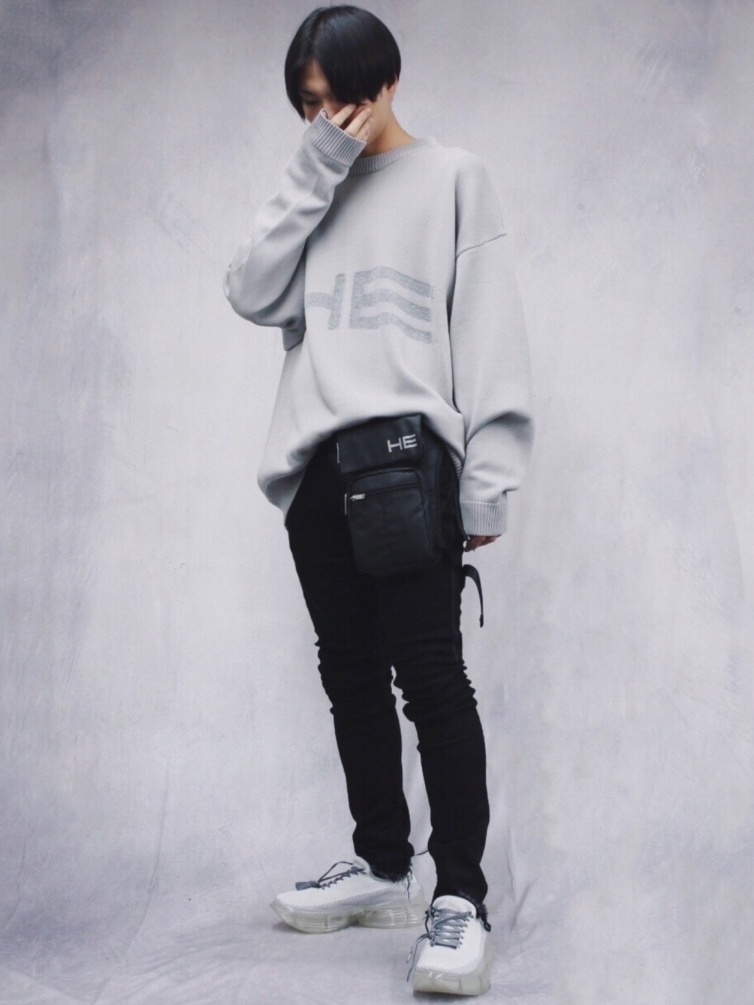 佳*様 HELIOT EMIL 17AW プルオーバーニット HELIOT EMILのニット/セーターを使った人気ファッションコーディネート