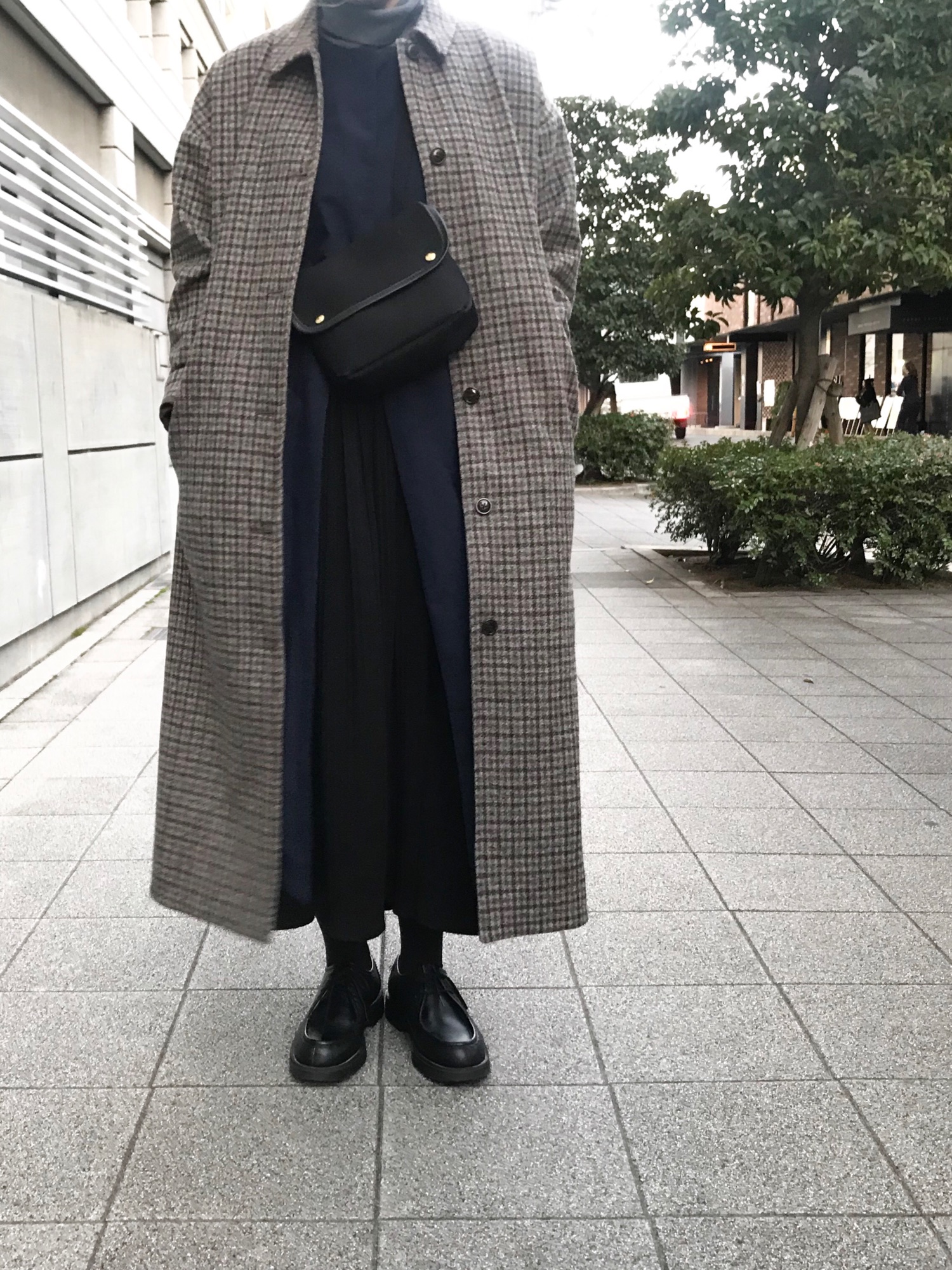 サニークラウズ kazumiのワイドステンカラーコート