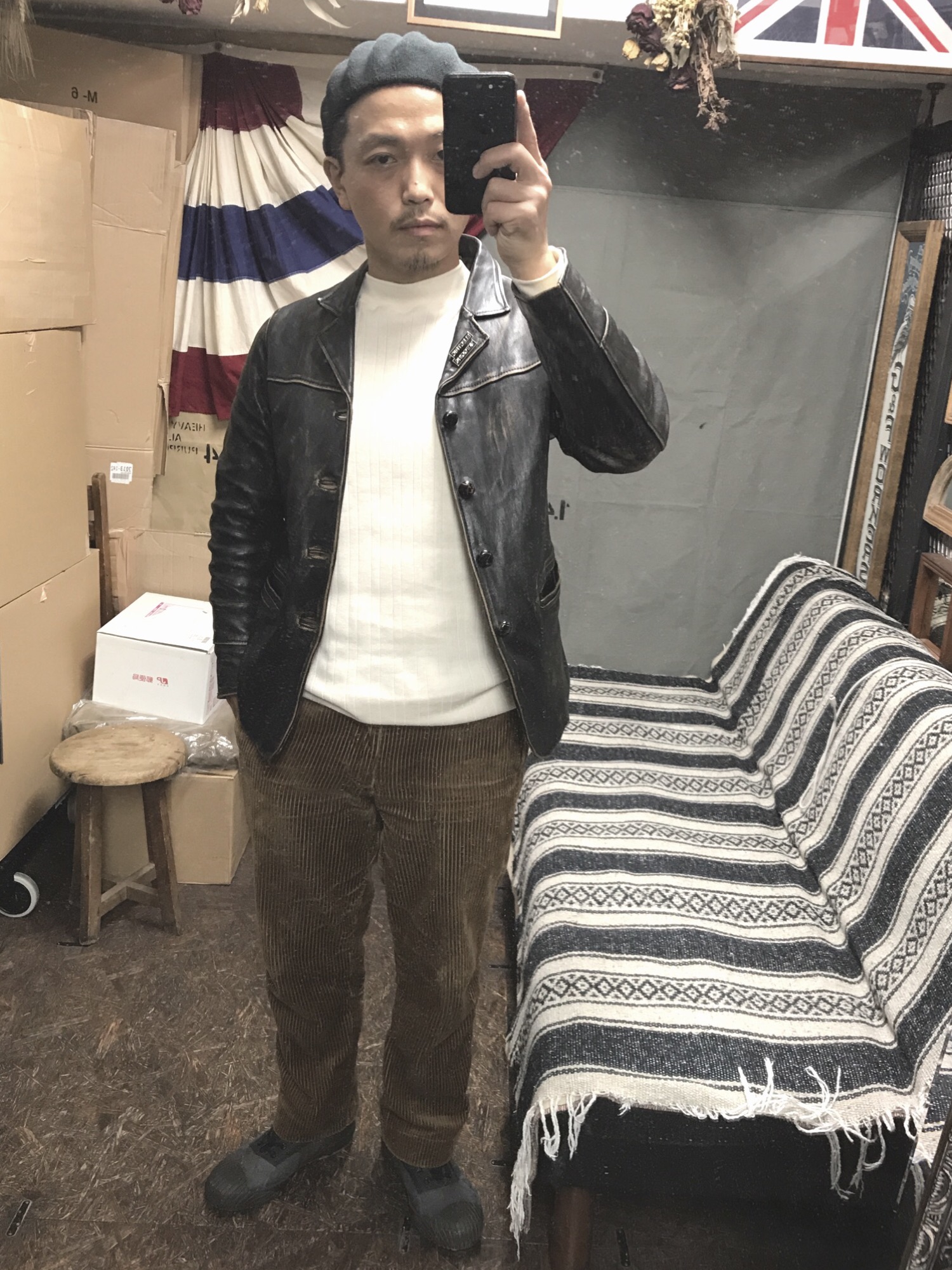 G&F Co. / ジーアンドエフコー] レザージャケット 