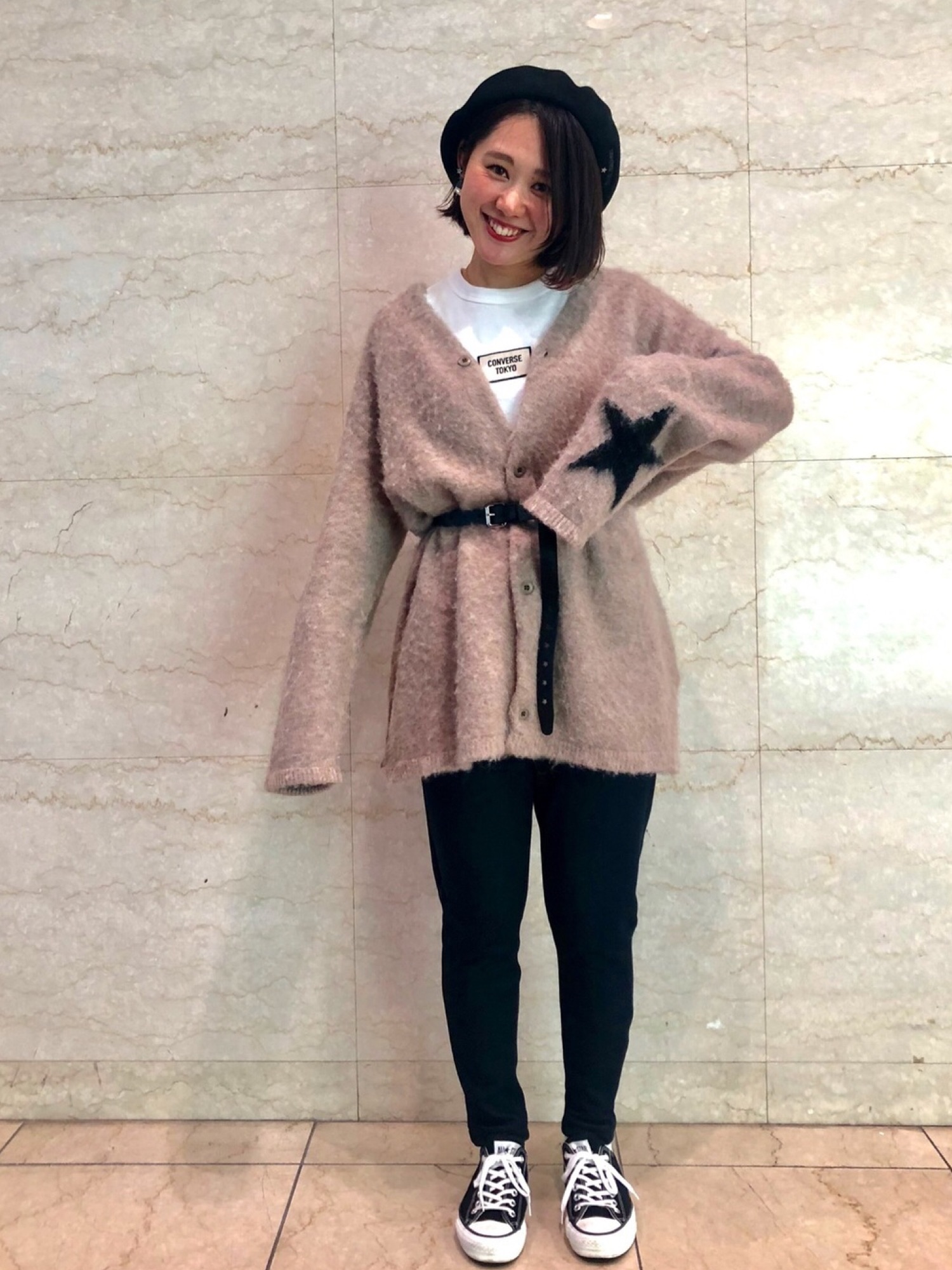 CONVERSE TOKYO ダブルジャガード　カーディガン　モヘア CONVERSE TOKYO ダブルジャガード カーディガン モヘア CONVERSE TOKYO