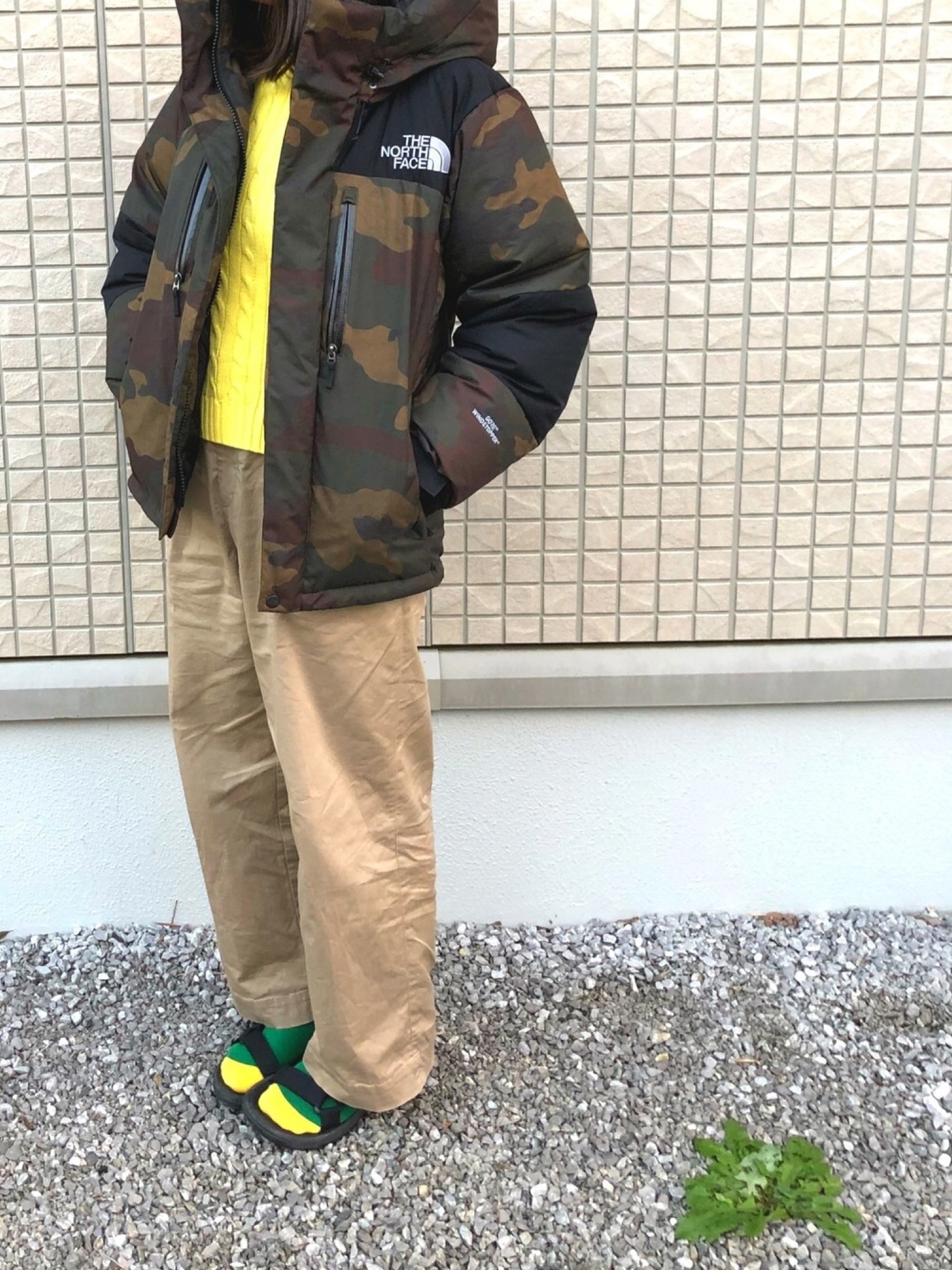 THE NORTH FACEのダウンジャケット/コートを使った「迷彩柄」の人気