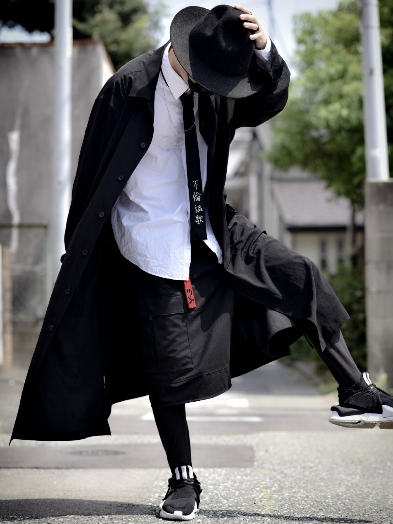 K.A.Z.U｜Yohji Yamamotoのネクタイを使ったコーディネート - WEAR