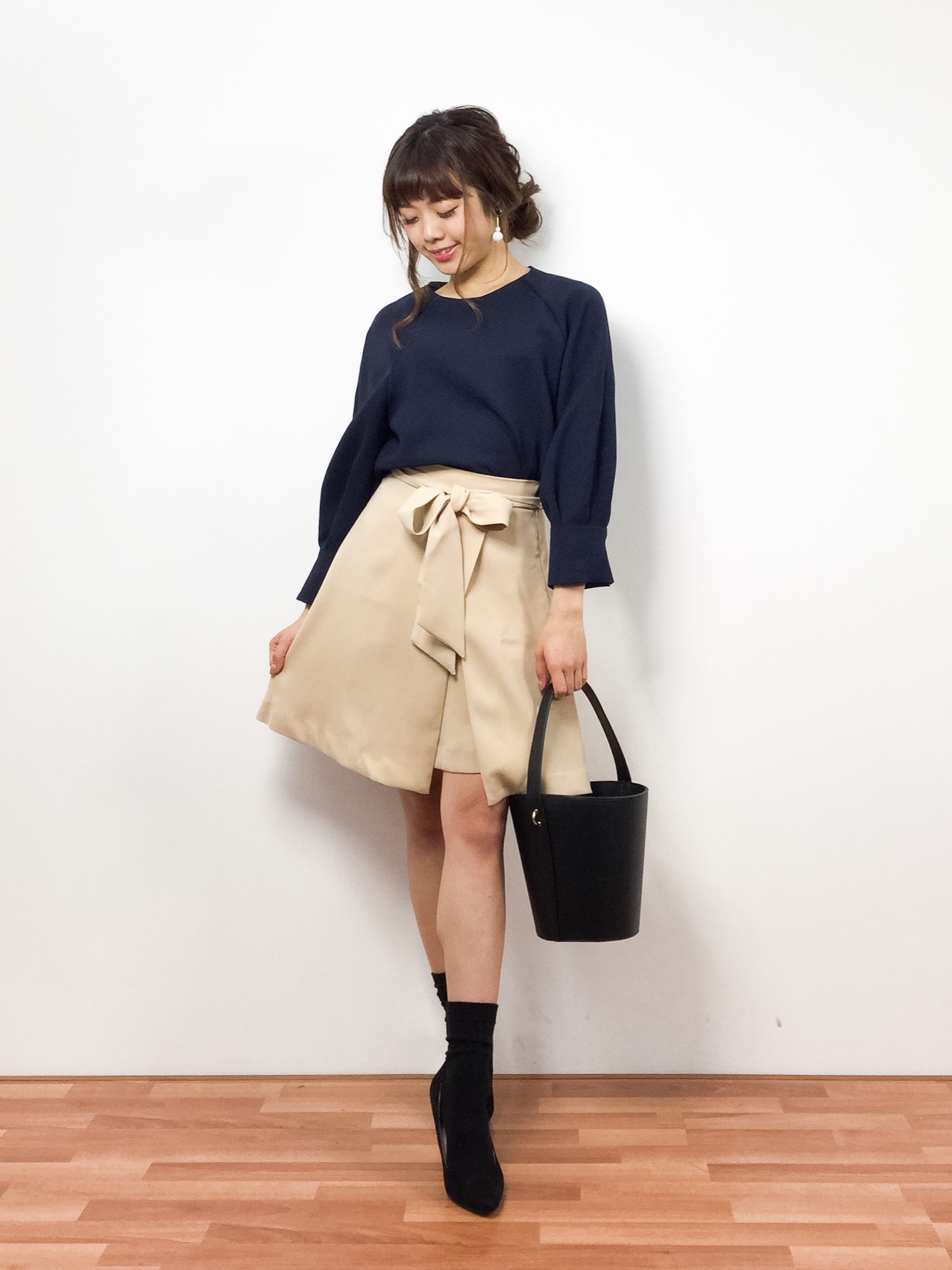 IENA（イエナ）の「Wクロス クルーネック ブラウス◇（シャツ
