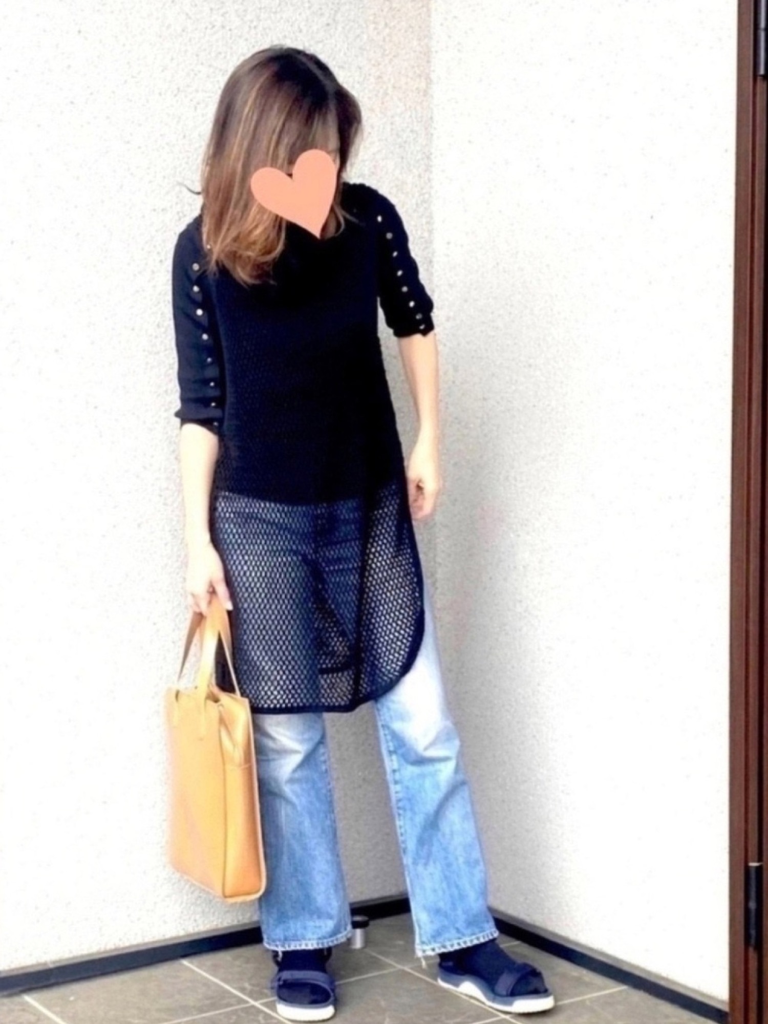 6（ロク）の「＜6(ROKU)＞BIG MESH TUNIC/チュニック