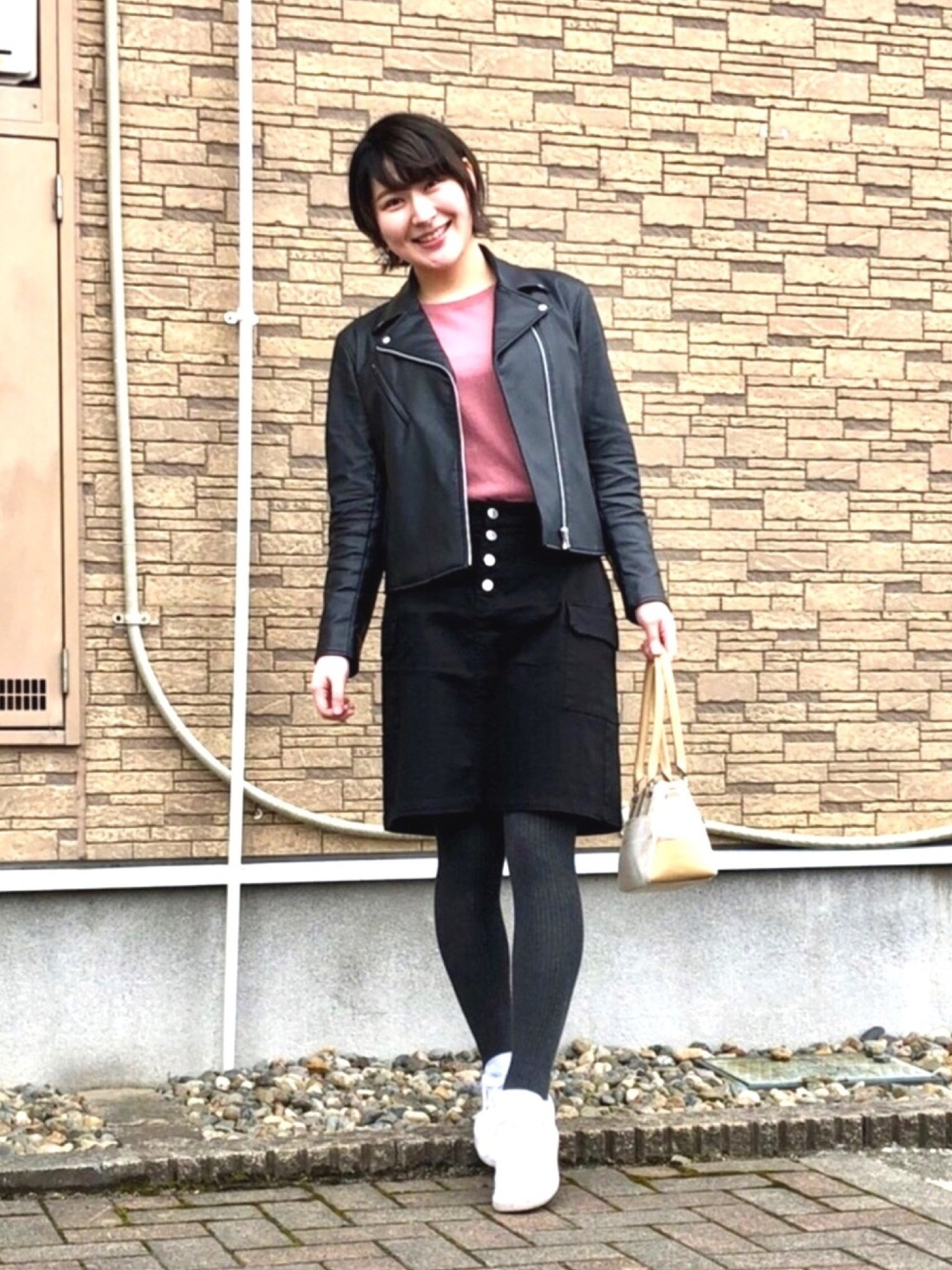 【新同品】UNIQLO アンティークレザー ライダース ジャケット サイズL ◇UNIQLO ユニクロ レザー シングルライダース ジャケット 牛革