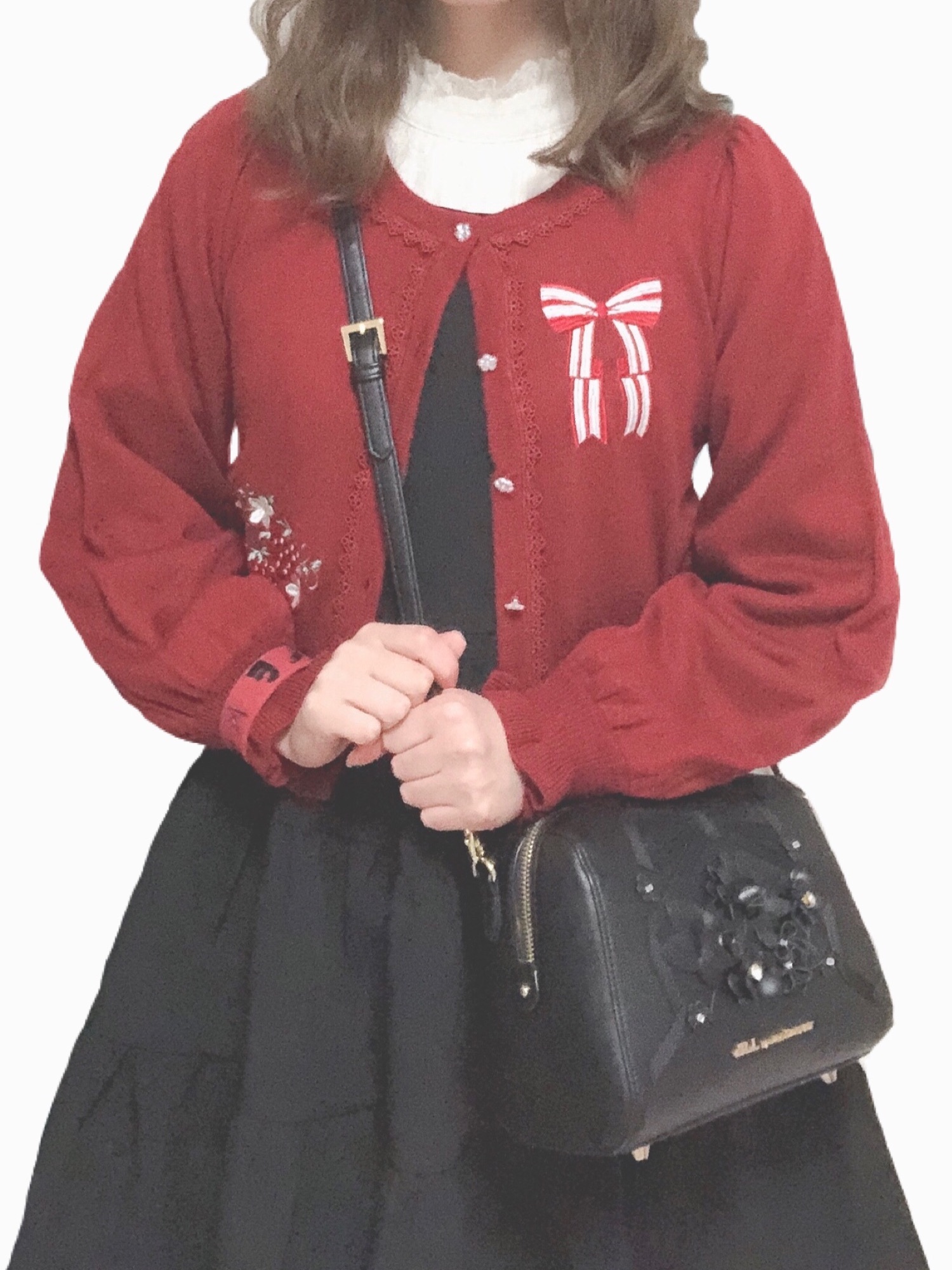 axes femme（アクシーズファム）の「ベリーズピクニックニット