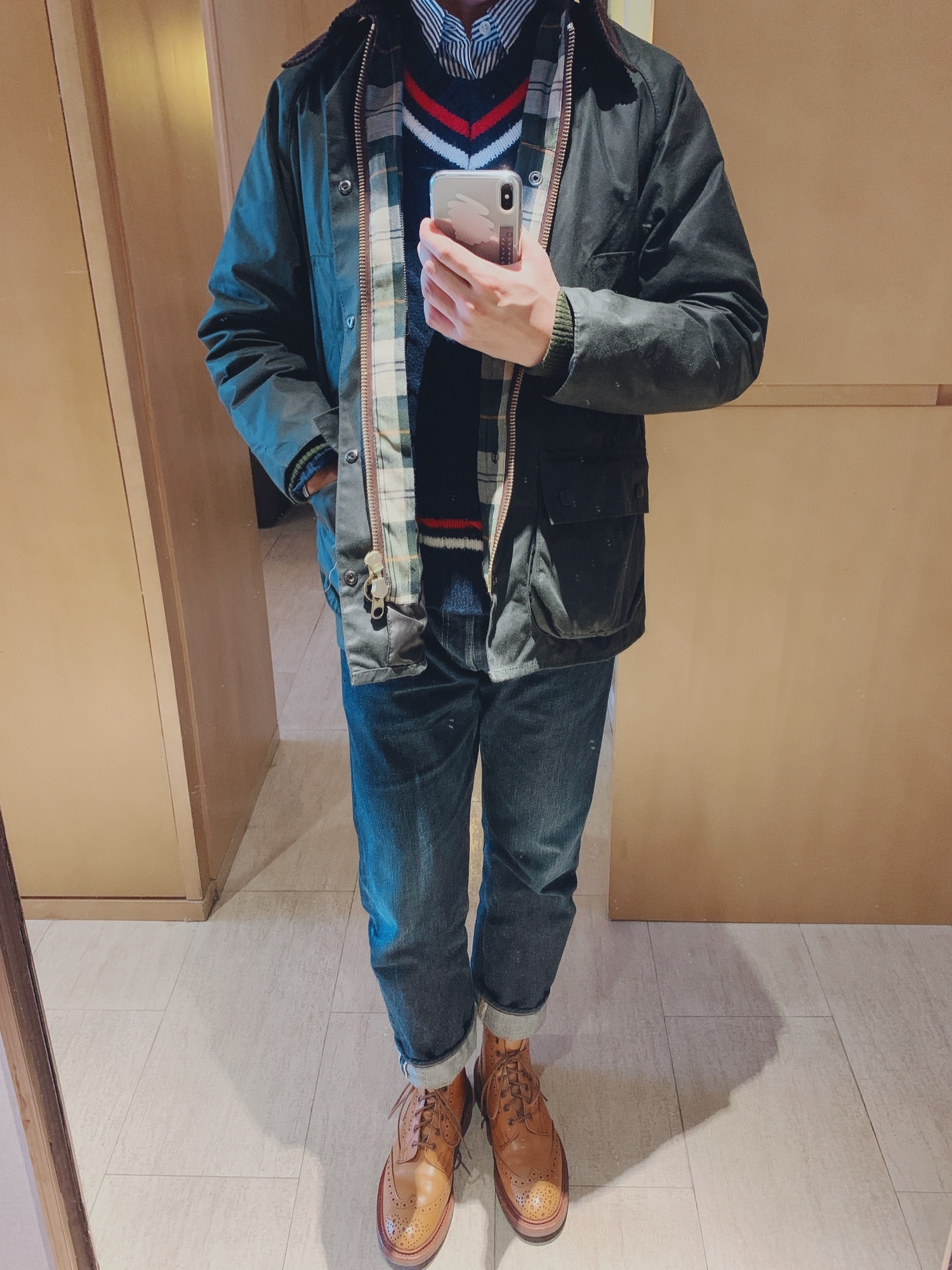 K.Hart｜Barbourのブルゾンを使ったコーディネート - WEAR