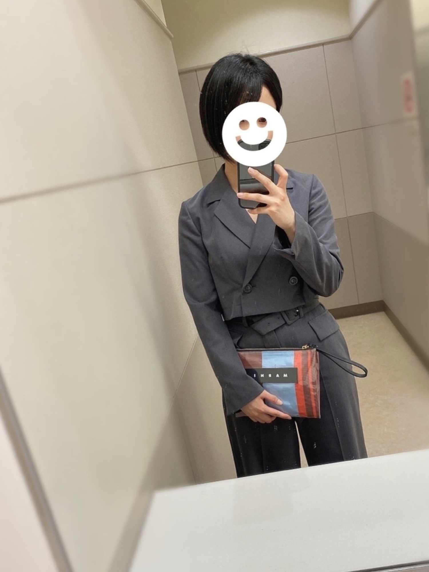 Ameri（アメリ）の「TAILORED ALL IN ONE（つなぎ/オールインワン