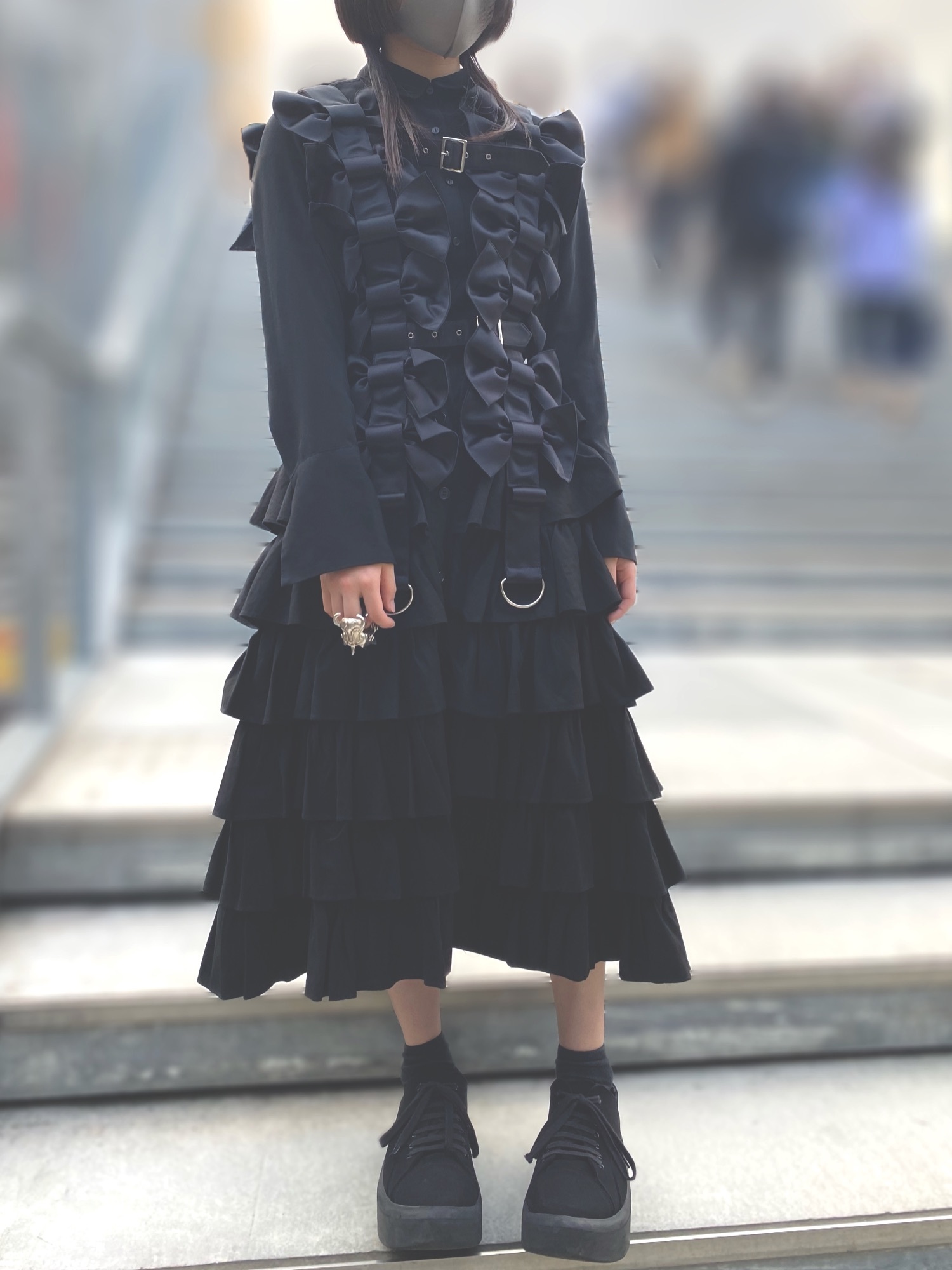 noir kei ninomiyaのベルトを使った人気ファッションコーディネート 