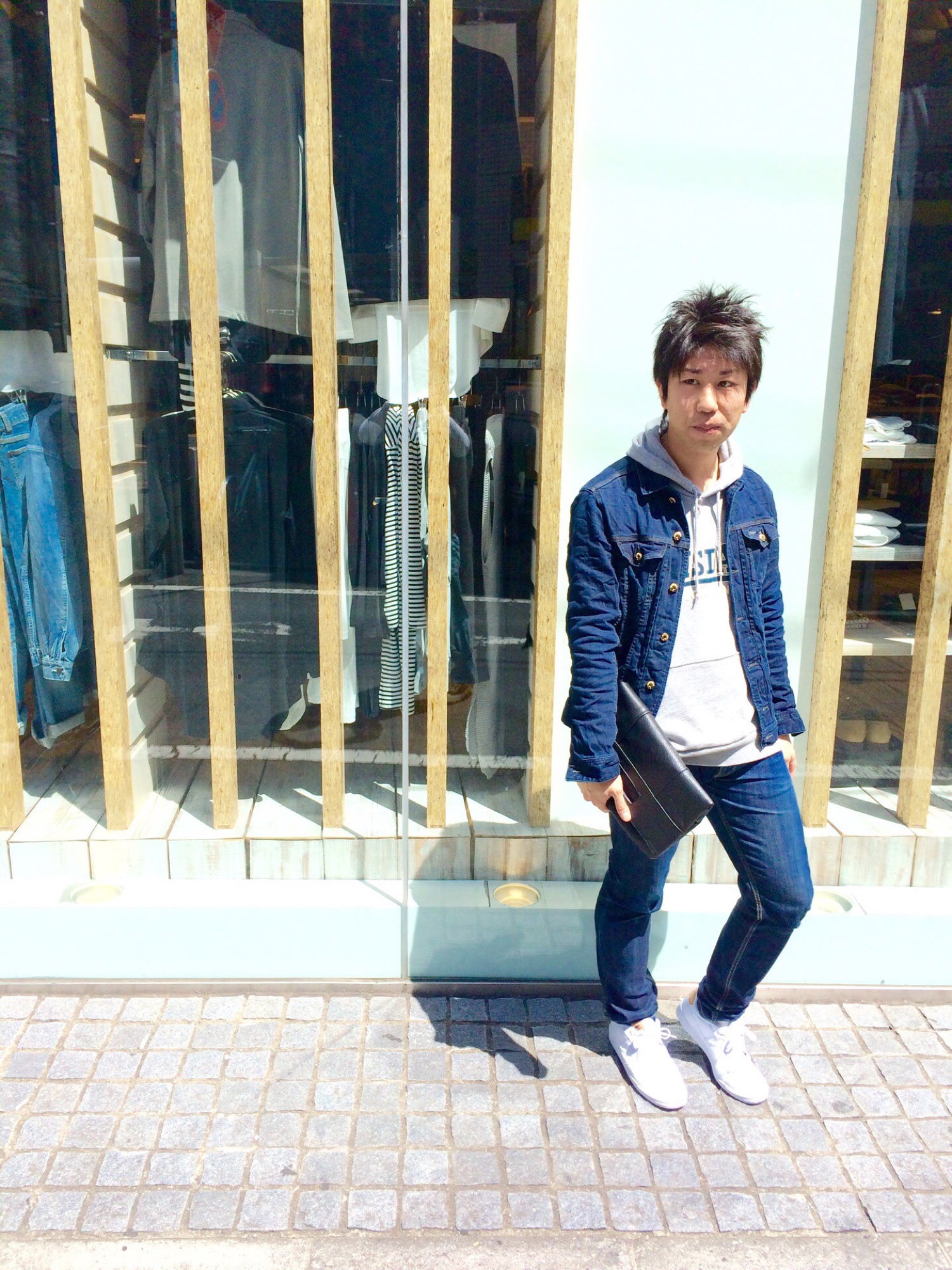 GRAND GLOBAL下北沢店｜GRAND GLOBALのデニムジャケットを使った 